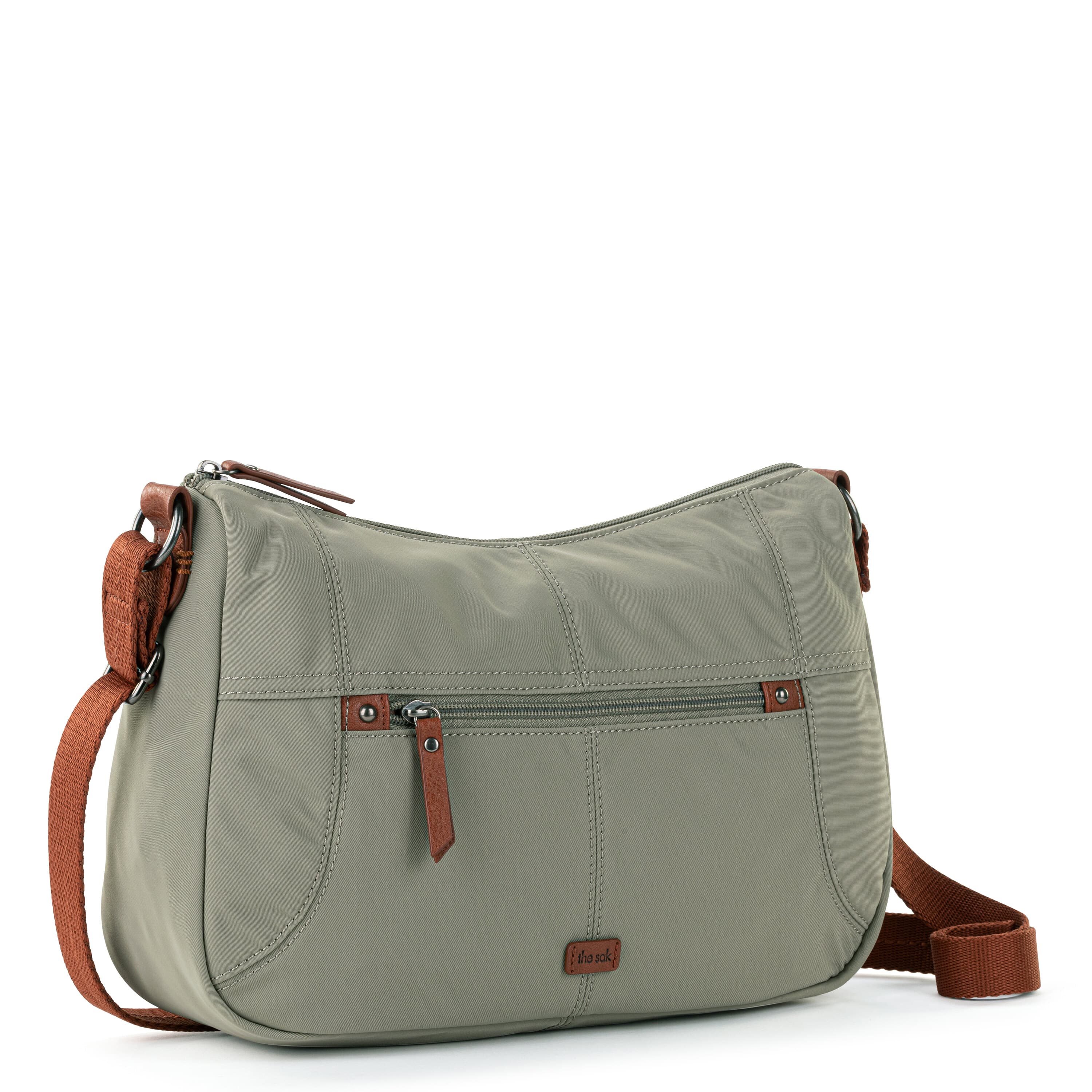 Esperato Hobo Bag - EcoTwill Sage Green Crossbody Purse for Women | Sustainable Fashion Accessory for Work, Travel & Everyday Use