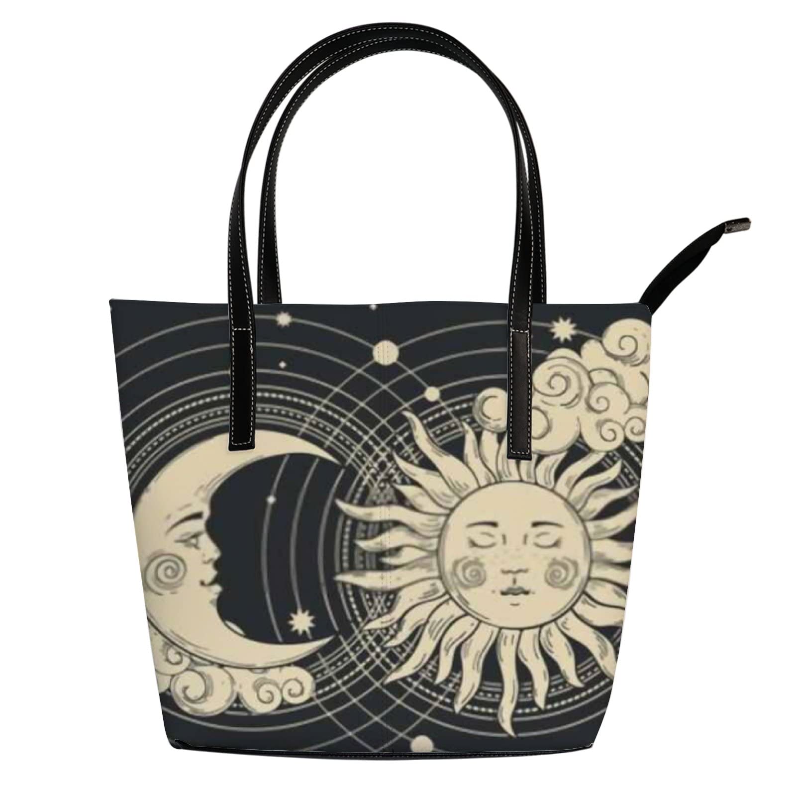 Premium Leather Tote Bag for Women - Stylish Crossbody Handbag with Zipper | Work, Travel & Everyday Use | Coach-Inspired Designer Tote