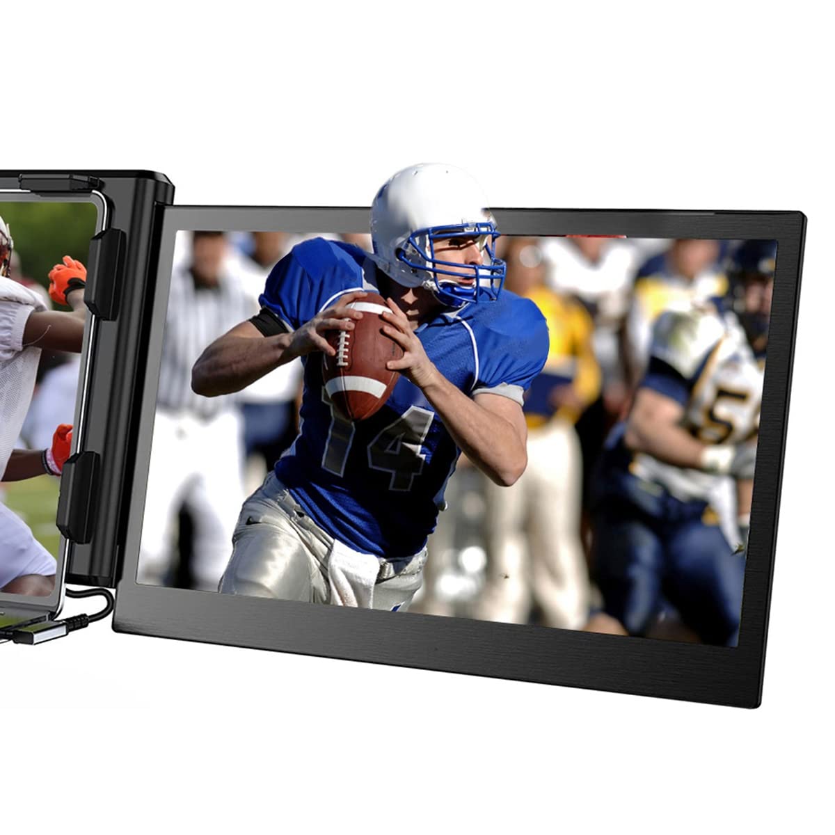 Yokomu 12 Inch Portable Foldable Laptop Extension Screen - Dual Monitor for MacBook, Windows Laptops - Perfect for Work, Gaming & Travel