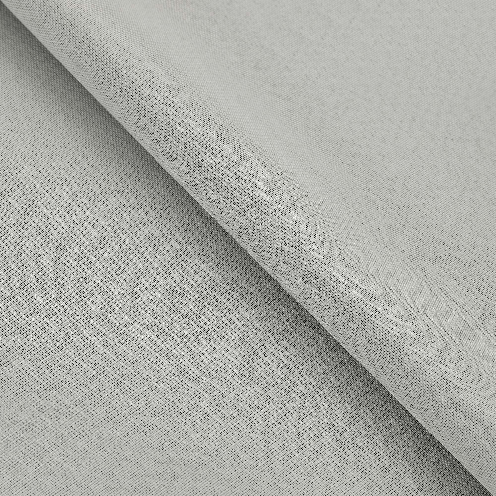 Linen Pattern Washable Blackout Curtains Set of 2 Panels - 42 Inch Length - Thermal Insulated Room Darkening Drapes for Bedroom, Living Room & Nursery (Light Blocking, Noise Reducing)