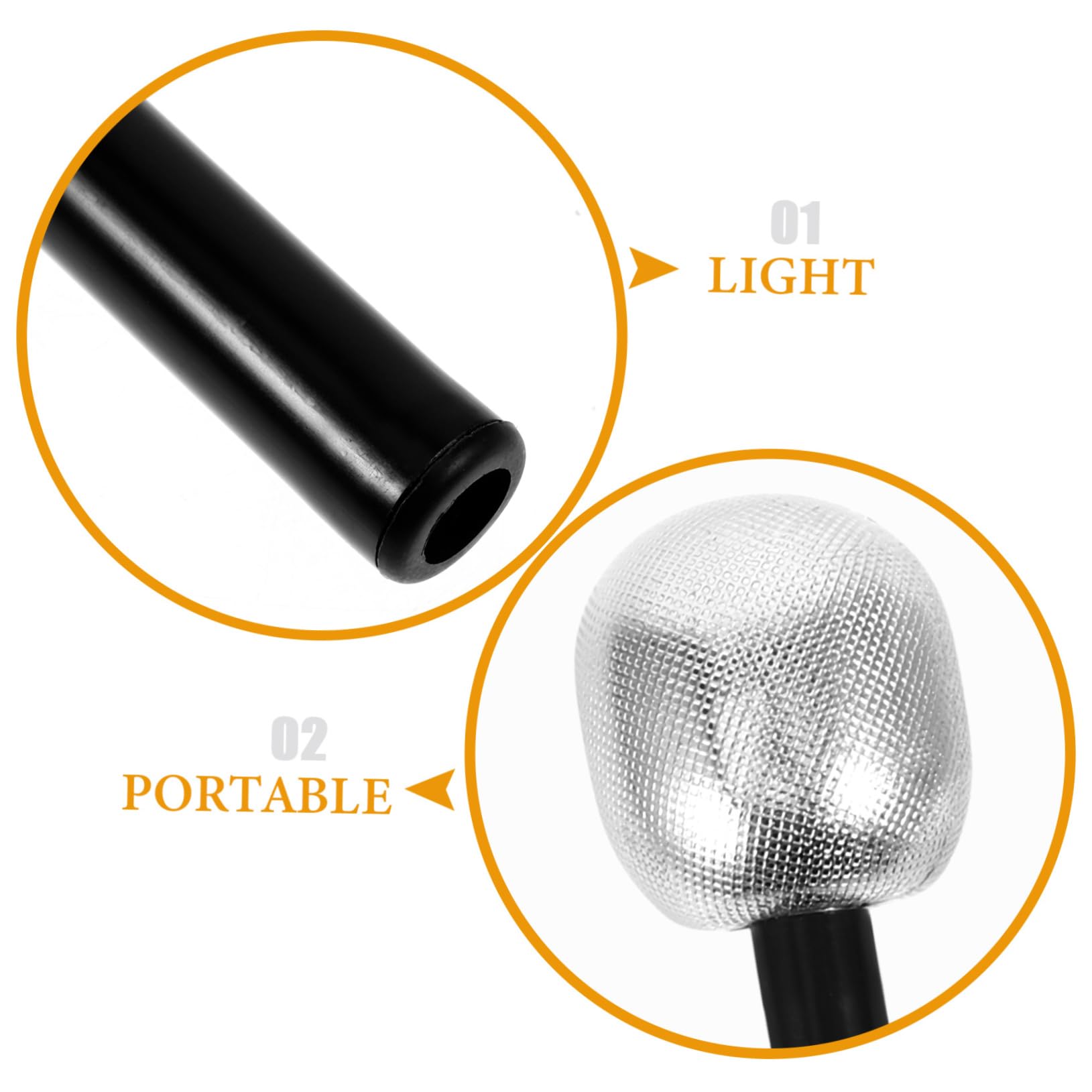 4-Piece Pretend Play Microphone Toy Set for Kids - ABS Simulation Karaoke Microphone with Stand - Perfect for Singing, Role Play, and Party Performances