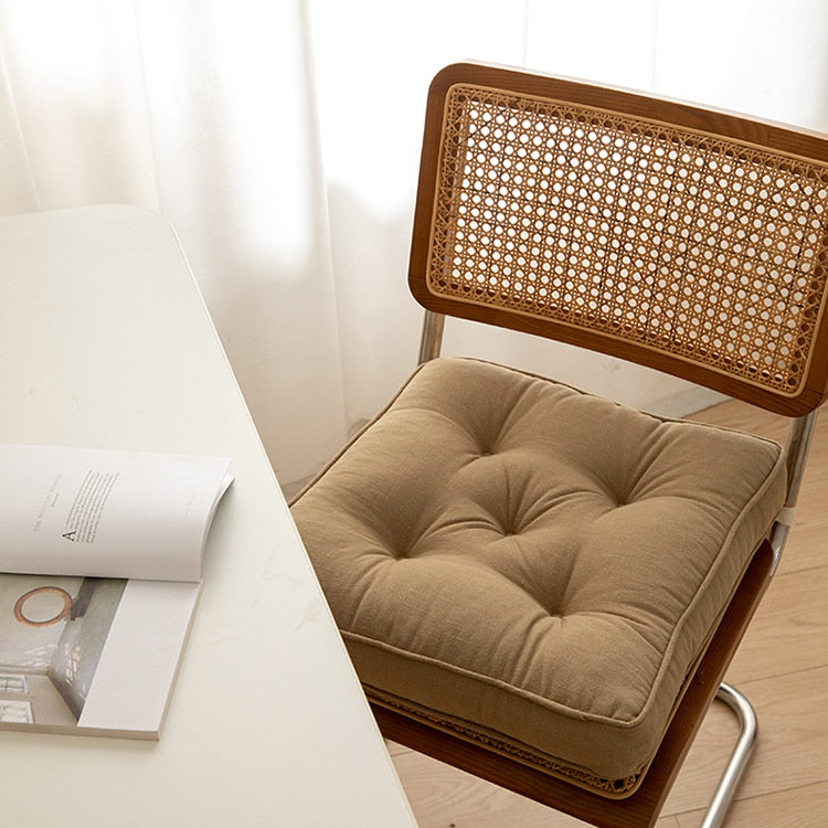 Cloud Seat Square Pillow - Soft & Supportive Cushion for Sofa, Bed, Floor - Perfect for Reading, Relaxing & Home Decor