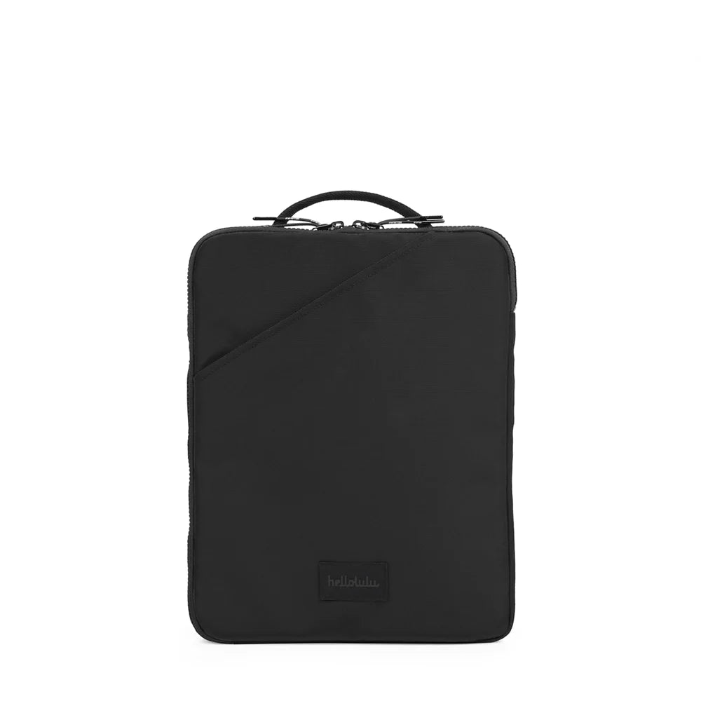 HELLOLULU Erle 3-Way Sleeve Case for iPhone 14 - Slim Protective Phone Cover with Neutral Black Design | Perfect for Work, Travel, and Everyday Use