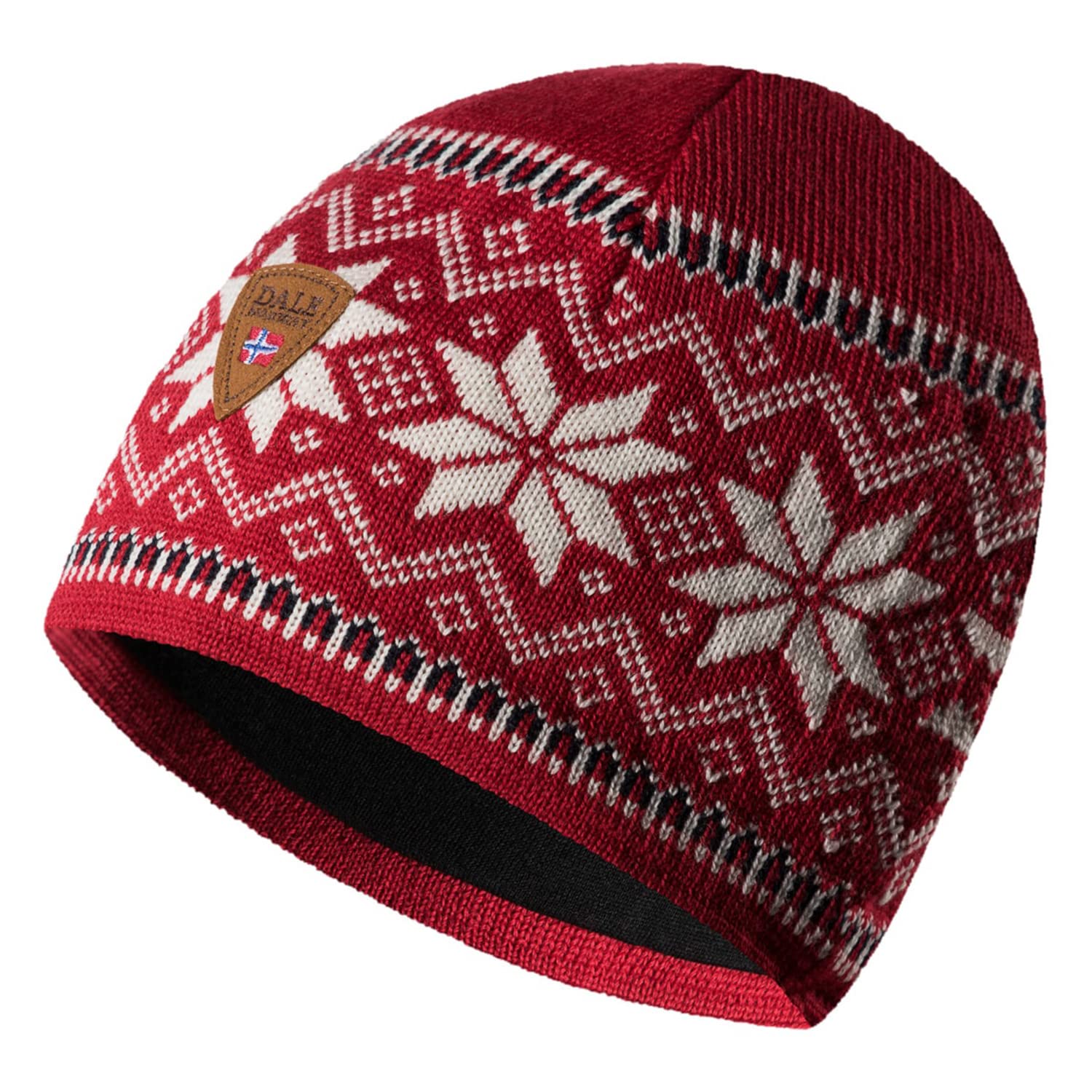 Dale of Norway Garmisch Unisex Merino Wool Beanie - 100% Pure Wool Winter Hat for Men & Women - Warm & Soft Knit Cap for Skiing, Snowboarding & Outdoor Activities