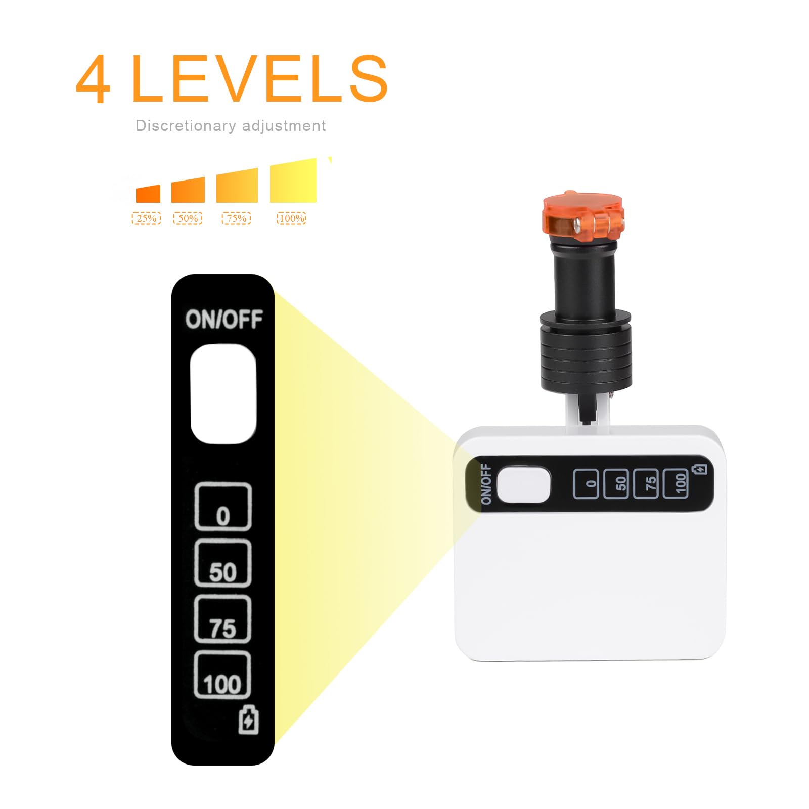 Adjustable Wireless 5W Dental LED Headlamp with Clip-on Filter & 2 Rechargeable Batteries - Perfect for Dentists, Surgeons & Detailed Work in Low Light Conditions