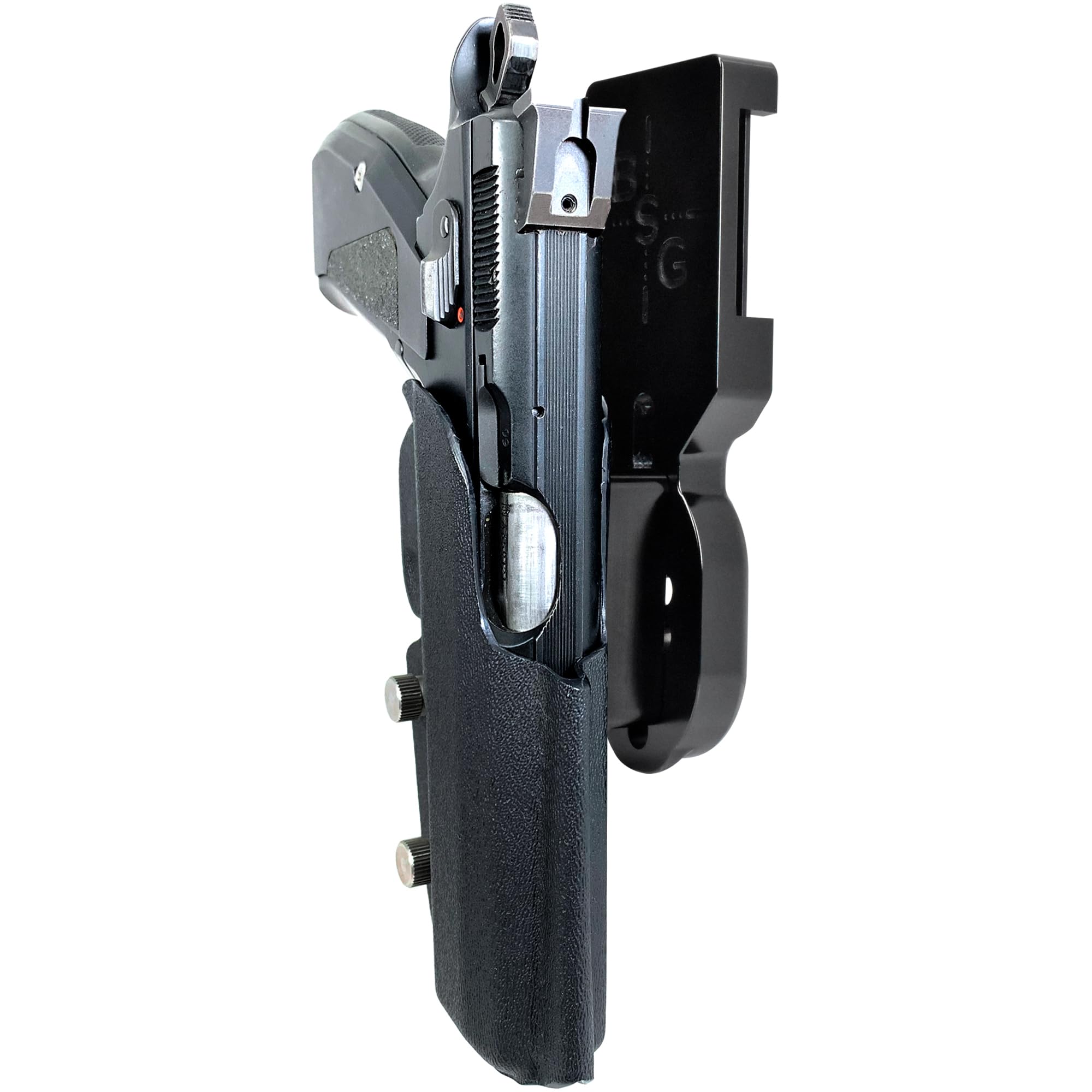 Pro Heavy Duty Competition Holster for CZ 75 SP-01, Shadow 1 & Tactical Pistols - Perfect for IPSC, USPSA & Range Shooting