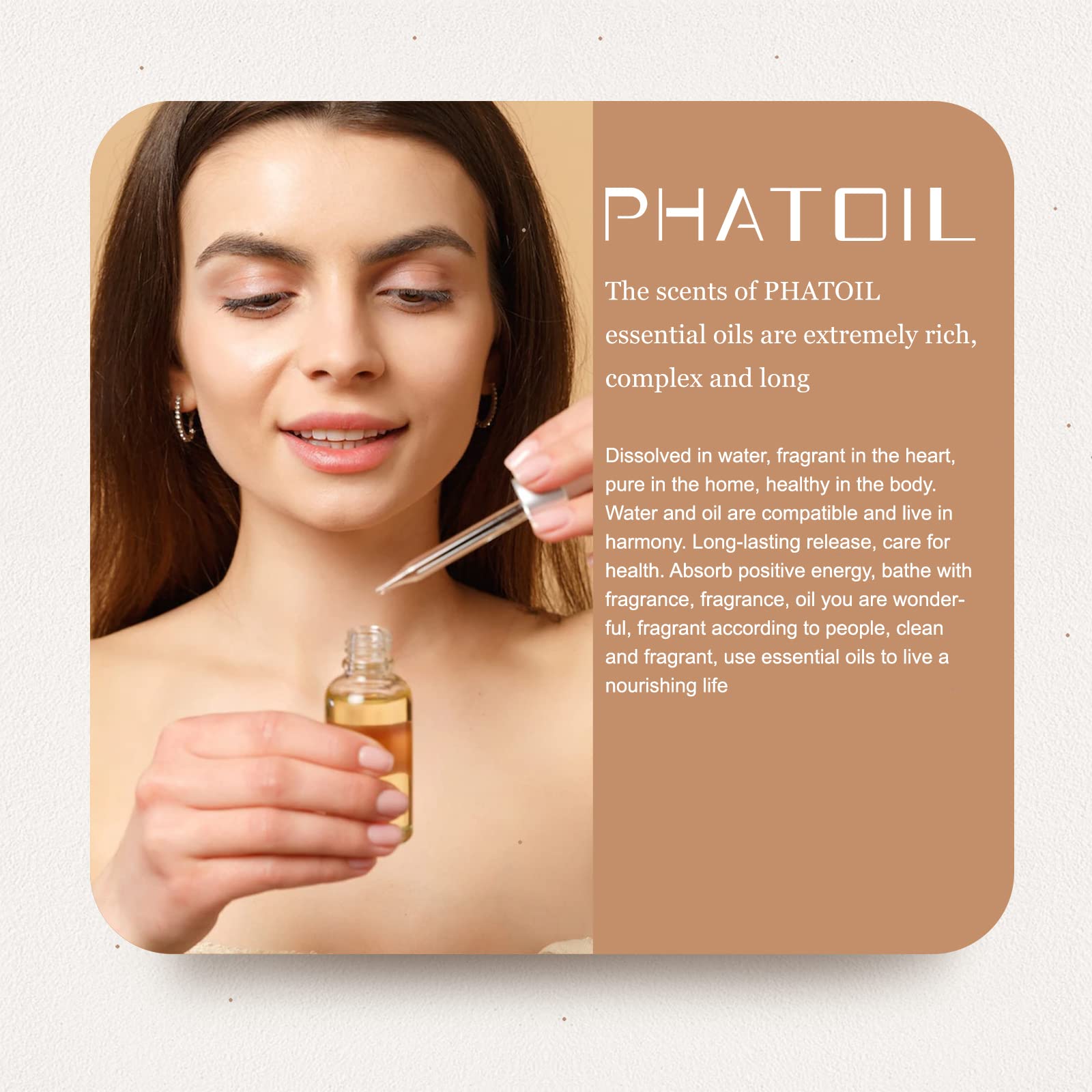 PHATOIL Pure Natural Cinnamon Essential Oil 10ml - Aromatherapy Oil for Diffusers, Humidifiers, Candles & DIY | Relaxing Scent for Home, Spa & Massage Therapy