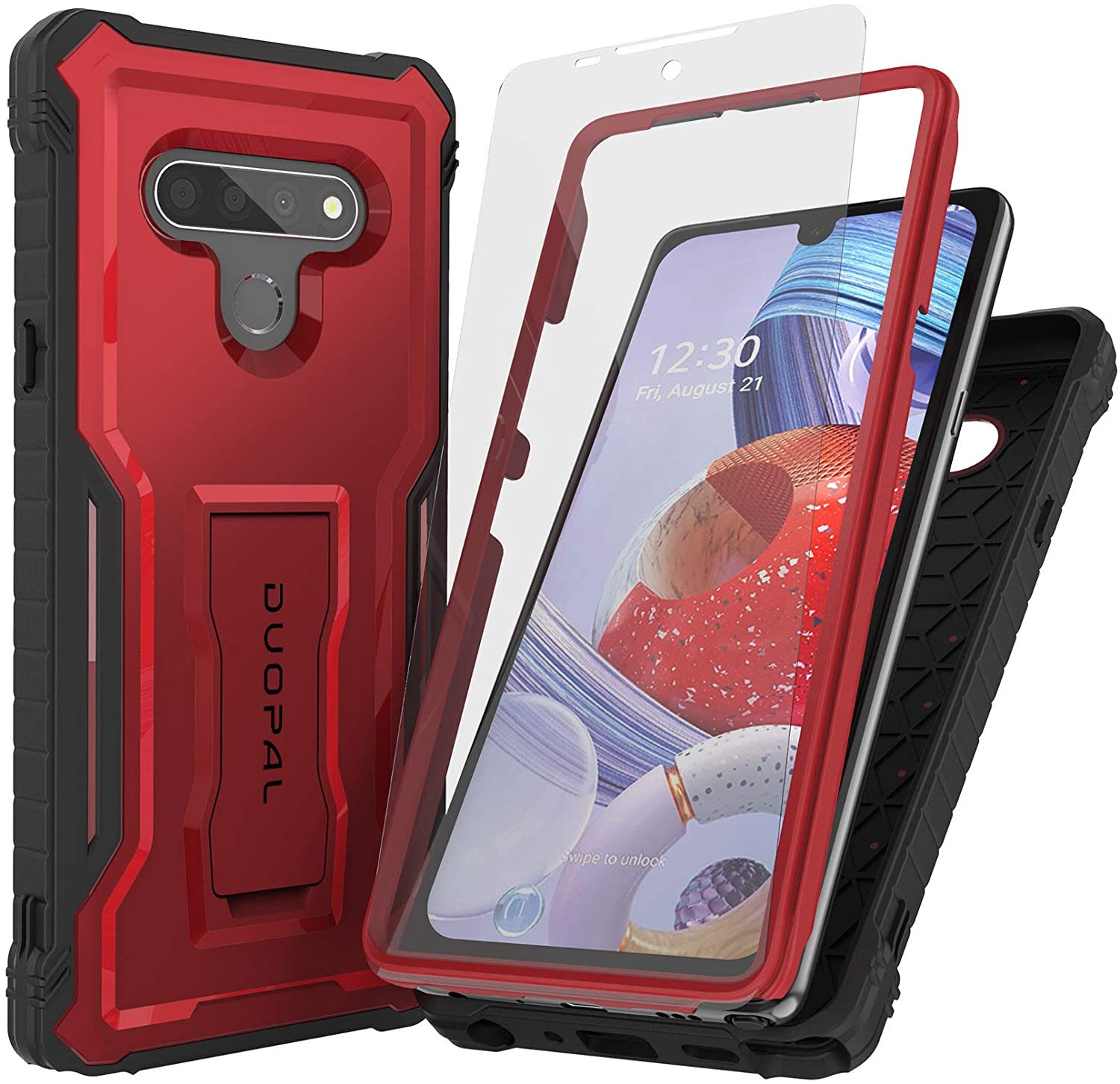 LG Stylo 6 Case - Military Grade Shockproof Phone Cover with Tempered Glass Screen Protector | Heavy Duty Protection for Drops & Impacts | Perfect for Outdoor, Work & Active Lifestyle