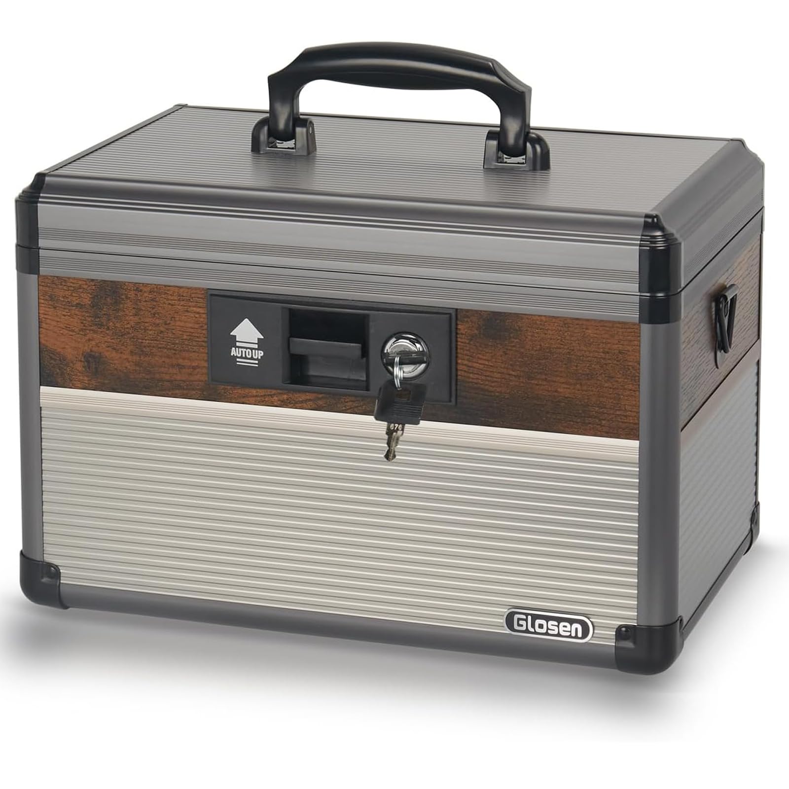 Lockable Storage Safe Box with Key - Secure Dorm Trunk, Medicine Lock Box & Personal Item Organizer | Ideal for College, Travel, Home & Office Use