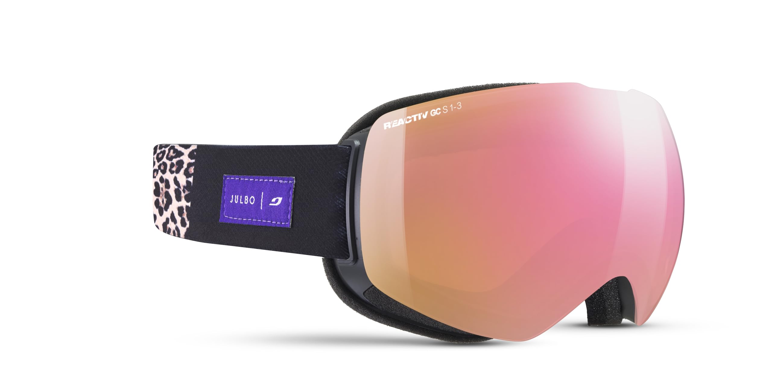 Julbo Shadow Ski Goggles for Men & Women with Small Faces | REACTIV Photochromic Lens for Skiing, Snowboarding & Freeride | Perfect for Low Light & Sunny Mountain Conditions