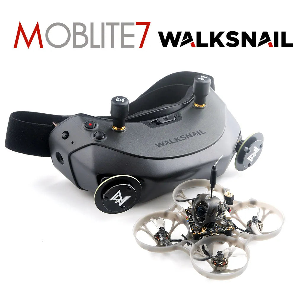 Happymodel Moblite7 Walksnail 1S 75mm HD Brushless Whoop Drone - FPV Racing & Indoor Flying for Beginners & Enthusiasts