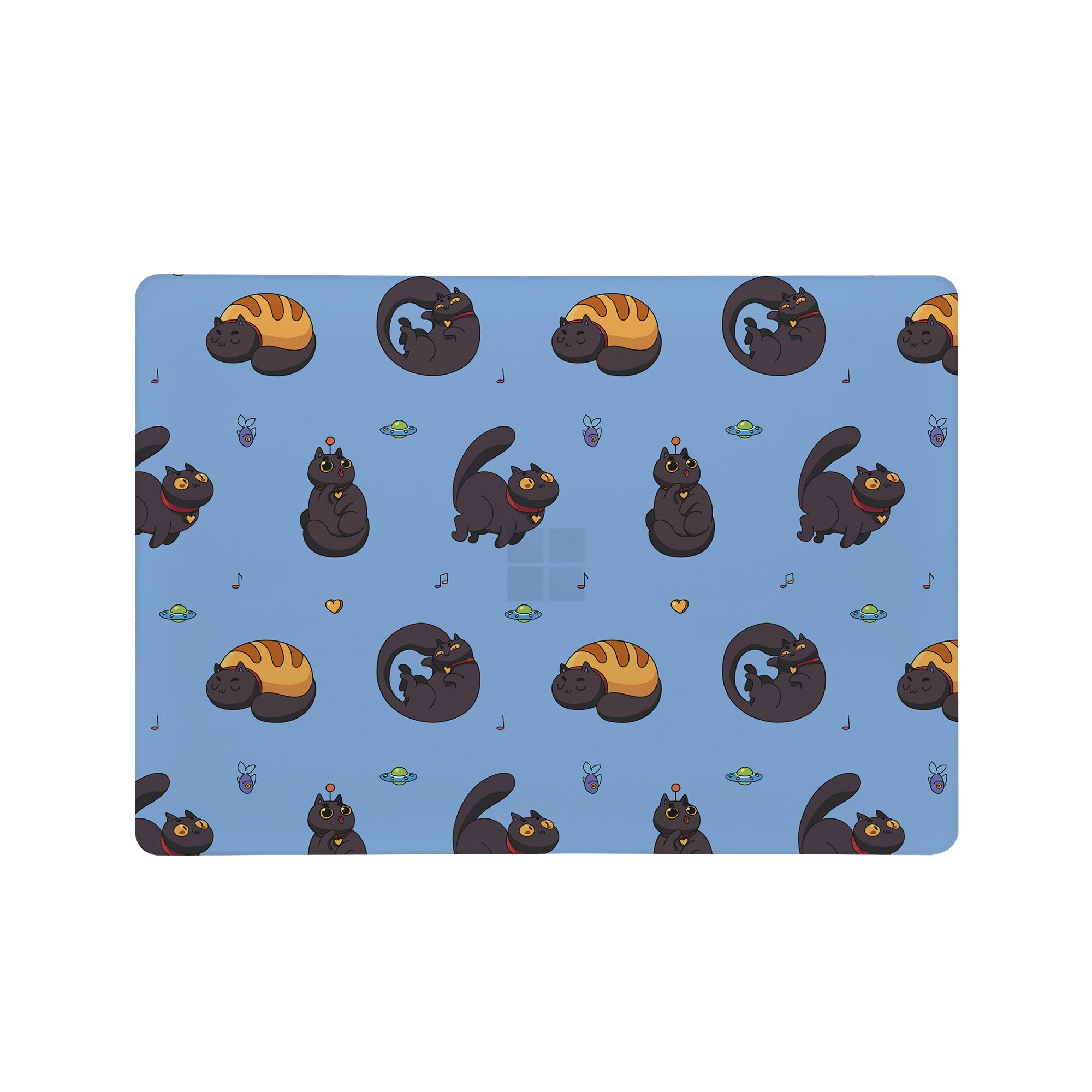 Stylish Surface Laptop Case with Adorable Sushi Cats Design - Perfect for Work, School & Travel Protection