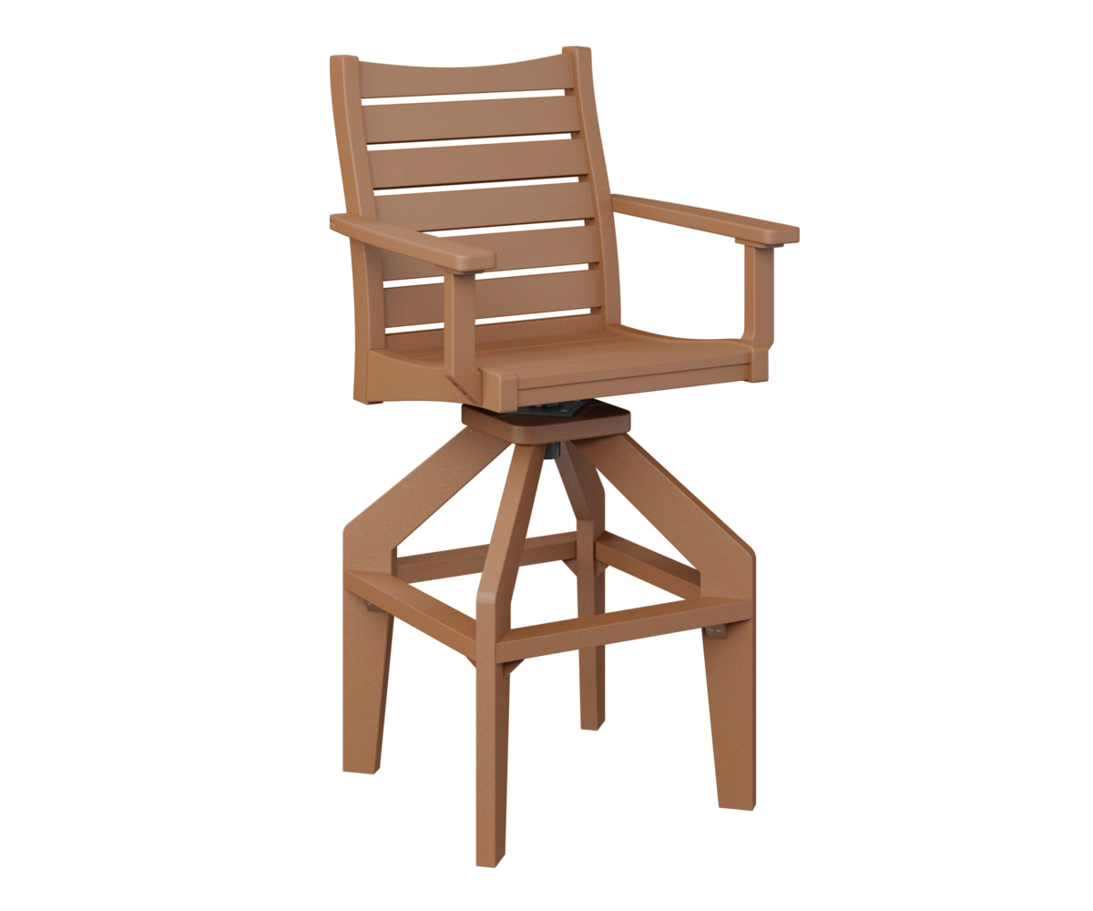 Berlin Gardens Bristol Swivel XT Chair - Heavy Duty Outdoor Patio Dining Chair with 360° Rotation, Weather-Resistant & Comfortable - Perfect for Backyard, Deck, Garden, and Poolside Relaxation