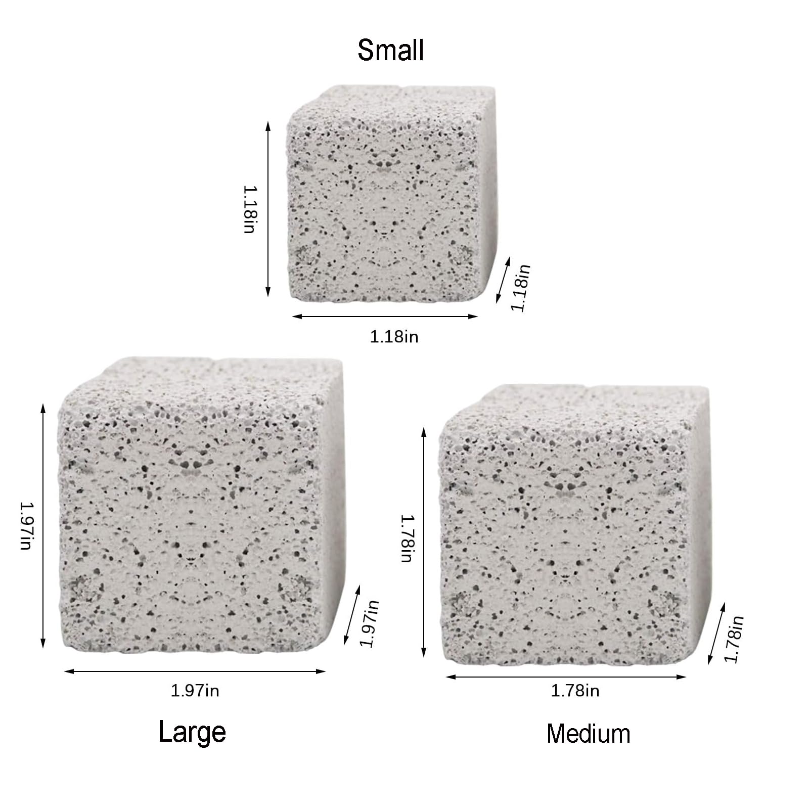10Pcs Small Animal Chew Toys - Natural Lava Stone Teeth Grinding Blocks for Hamsters, Chinchillas, Rabbits, Guinea Pigs & Rats | Durable Mineral Enrichment Toy for Cage Entertainment & Dental Health