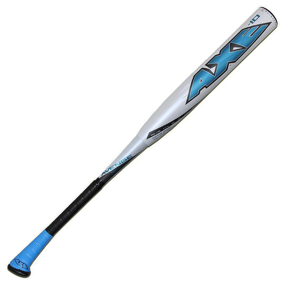 New Baden L150A 32/22 AXE 2014 Fastpitch Softball Bat - White/Blue | High-Performance Youth & Adult Fastpitch Bat for Competitive Games & Training