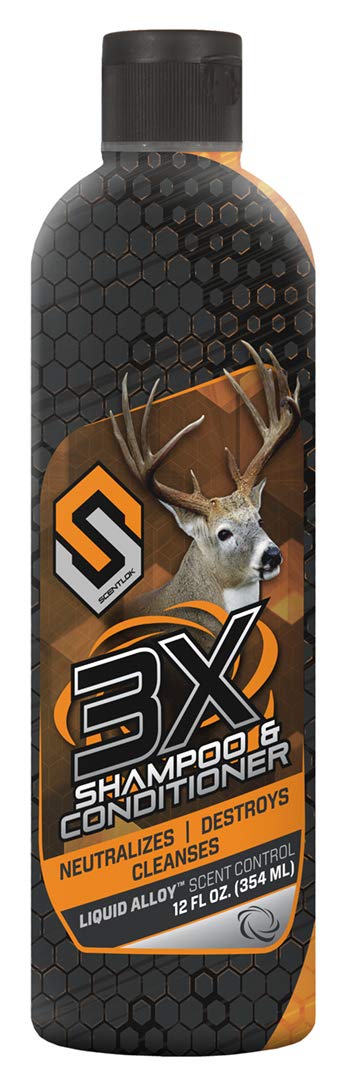 ScentLok Odor Eliminating Shampoo and Conditioner Set - 12 oz for Men & Women - Ideal for Hunting, Camping & Outdoor Activities