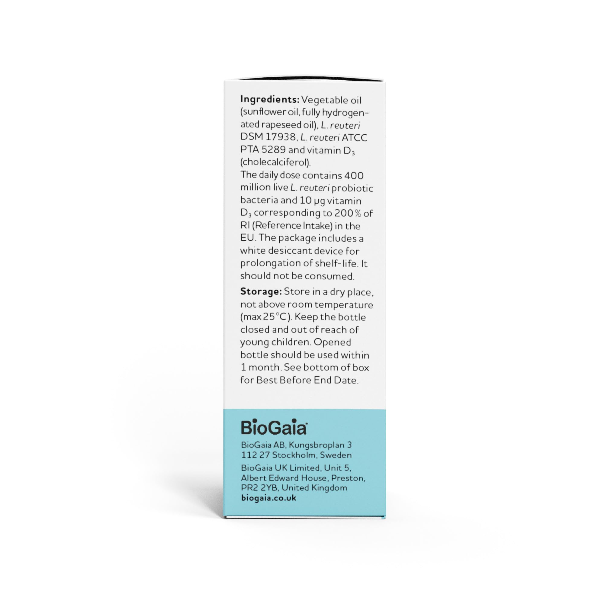 BioGaia Protectis Baby Probiotic Drops 5ml - Supports Digestive Health & Immune System for Infants & Toddlers - Ideal for Colic, Gas & Constipation Relief