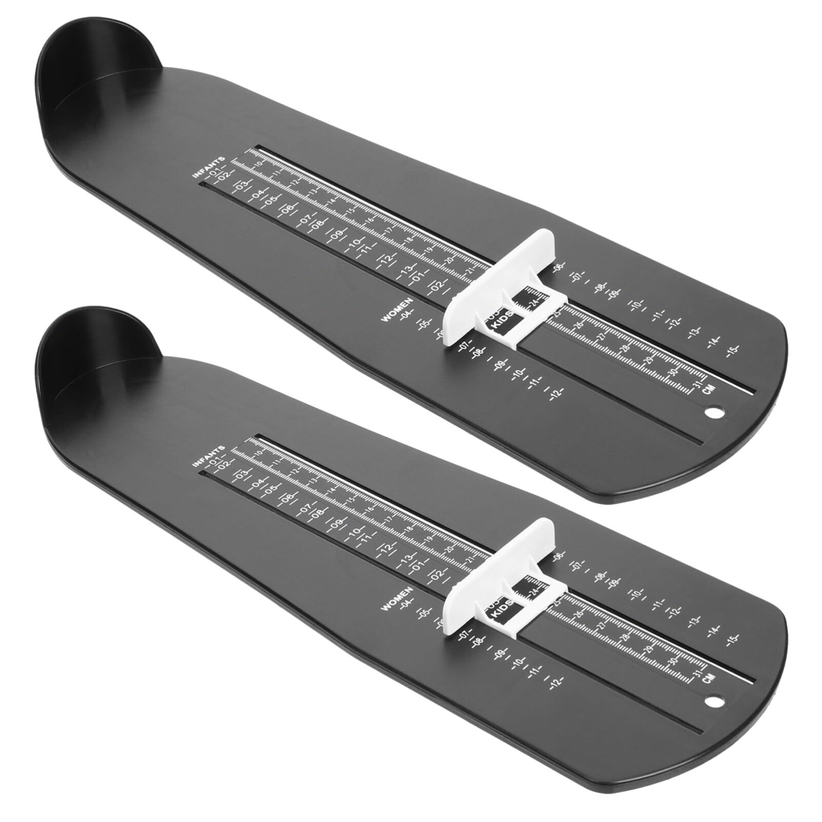 DOITOOL 2-Pack Shoe Size Measuring Tool for Adults & Kids - Foot Measurement Ruler with US Standard Sizes - Perfect for Online Shoe Shopping, Fitting Rooms & Home Use