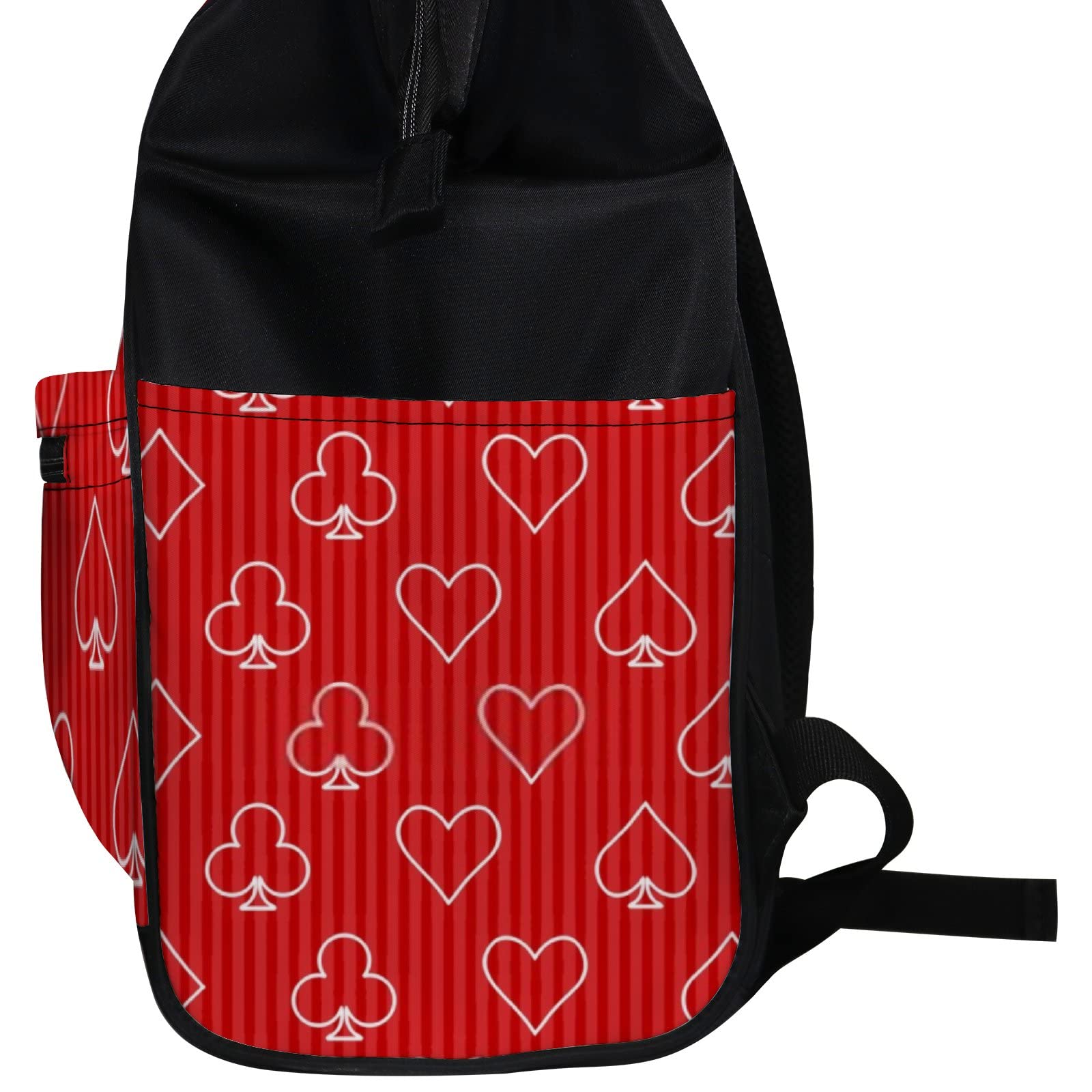 **Multifunctional Waterproof Diaper Backpack for Moms - Large Capacity Baby Nappy Bag with Play Cards & Poker Symbols - Perfect for Travel, Nursing & Daily Use**