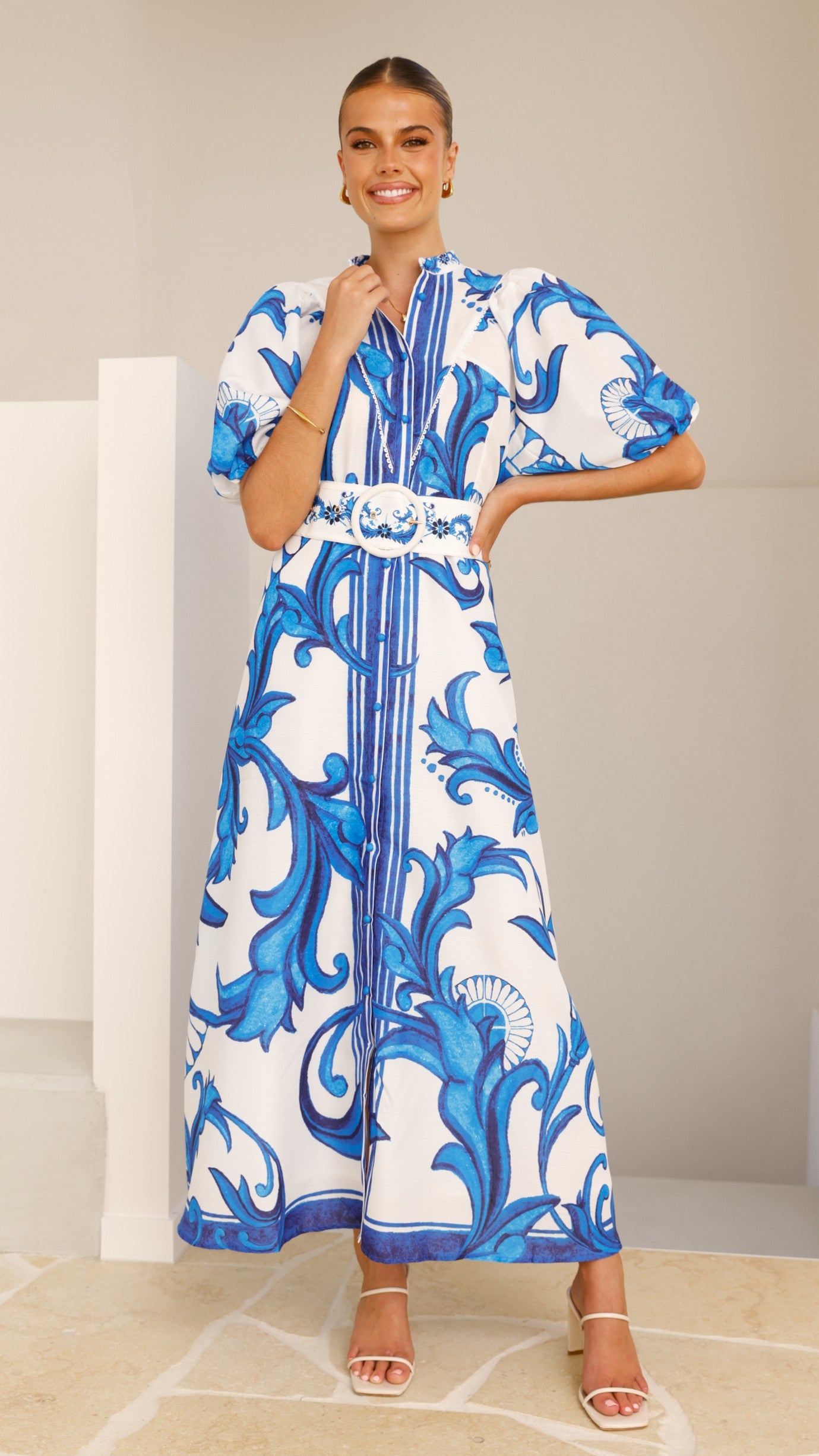 Hedley Maxi Dress Paradise - Flowy Summer Beach Dress for Women, Boho Chic Vacation Outfit | Perfect for Beach Parties, Vacations & Casual Wear