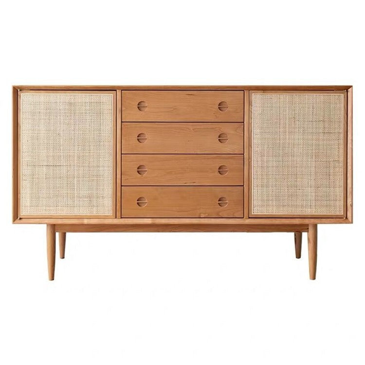 Natural Cherry wood color ( 138 Lx 42 D x 80 H cm )