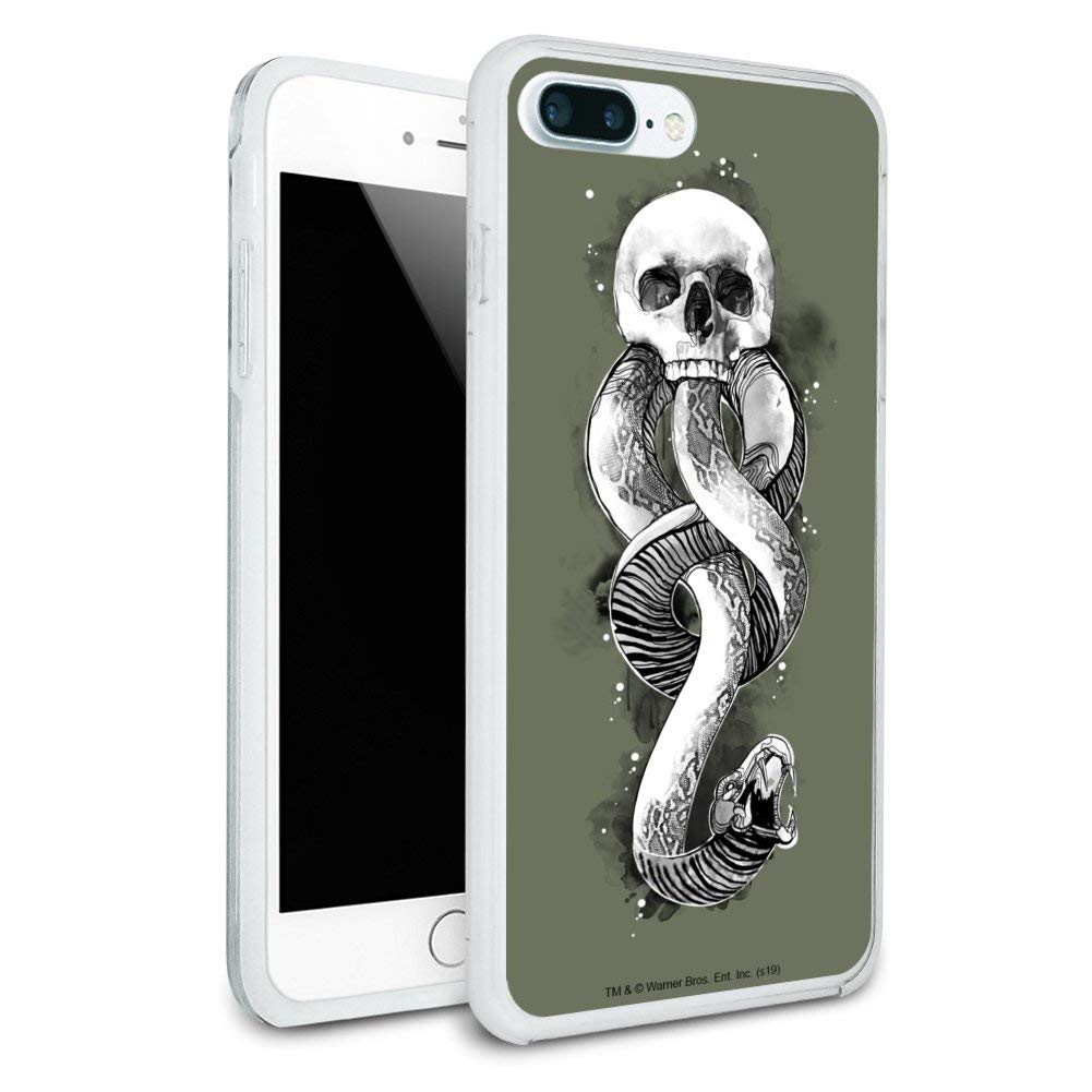 Harry Potter The Dark Mark Protective Slim Fit Hybrid Rubber Bumper Case for Apple iPhone 7 & 7 Plus - Perfect for Fans, Cosplay & Daily Use