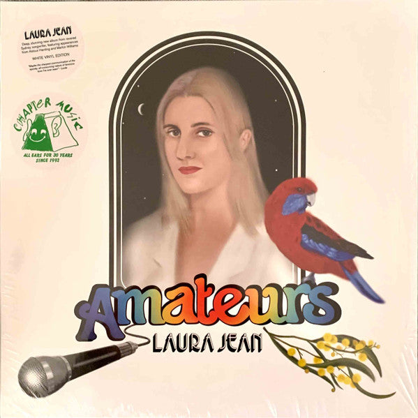 Laura Jean - Amateurs LP Vinyl Album (White, Mint Condition) - Perfect for Collectors & Vinyl Enthusiasts, Ideal for Home Listening & Music Gifts