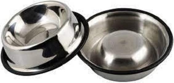 Premium Stainless Steel Pet Bowl for Small Dogs, Cats & Rabbits - 200ml (2 Pack) - Non-Slip, Durable Silver Pet Food & Water Dish - Perfect for Puppies, Kittens & Small Pets at Home or Travel