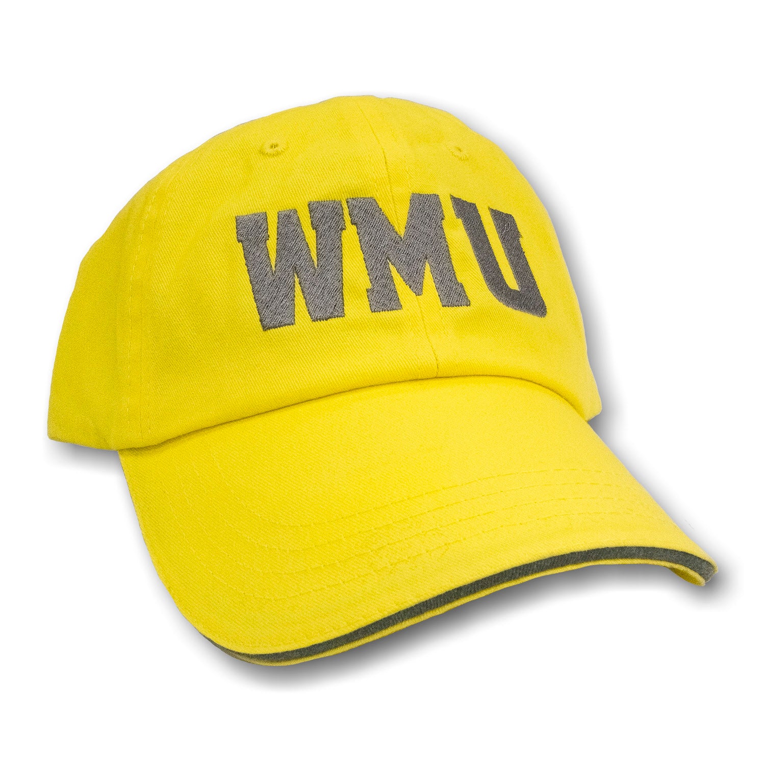 WMU Twill Baseball Cap for Men & Women - Adjustable Dad Hat with Curved Brim - Casual Sun Protection for Outdoor, Sports, and Daily Wear
