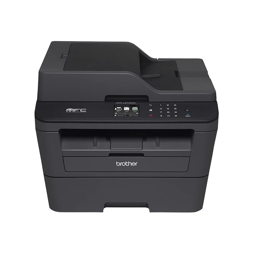 Brother MFCL2740DW Wireless All-in-One Monochrome Laser Printer with Scanner, Copier & Fax | Fast Printing | Amazon Dash Replenishment | Ideal for Home Office & Small Business Use
