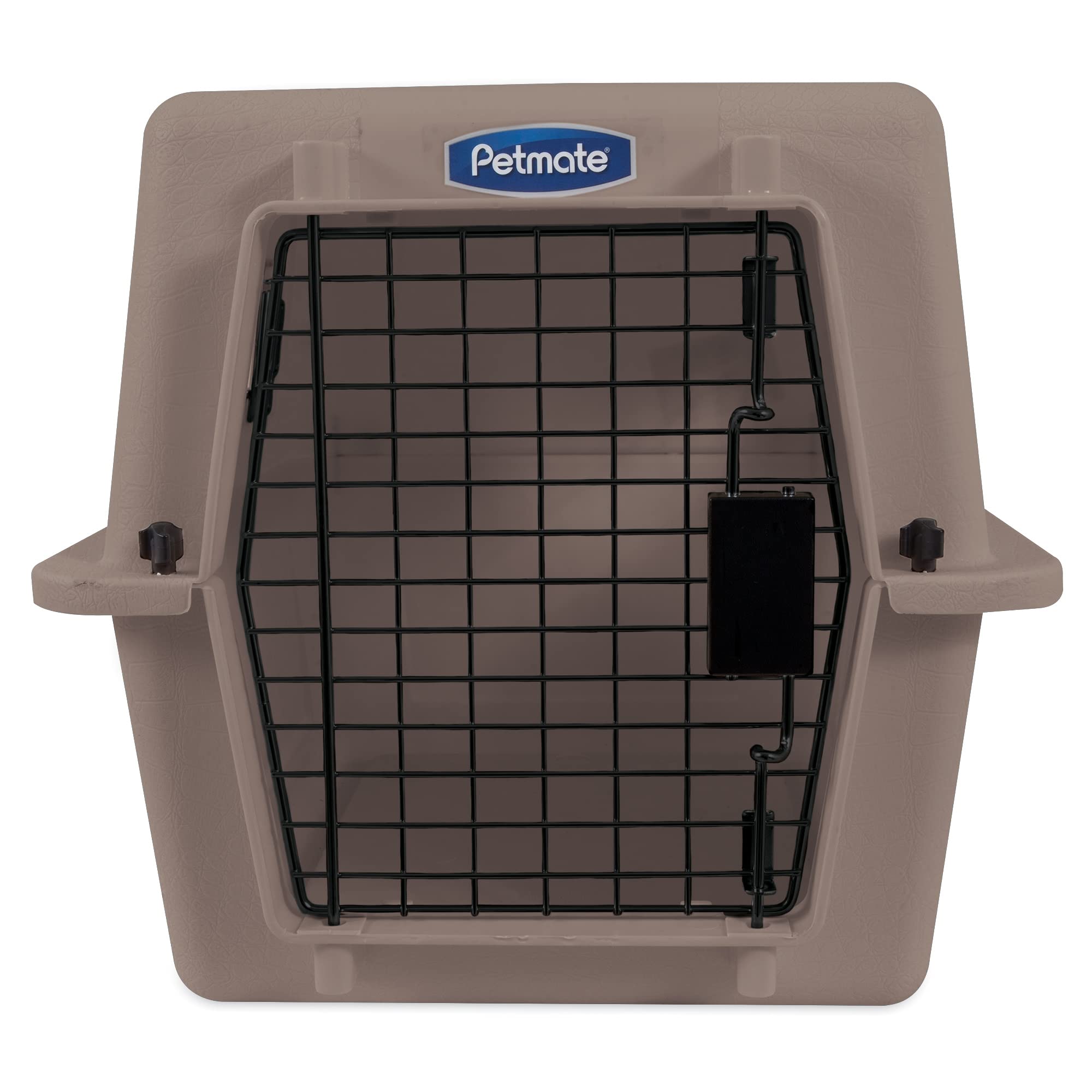 Durable Heavy Duty Petmate Ultra Vari Dog Kennel for Small Dogs up to 15 lbs - Recycled Material Travel Crate (21 Inch) for Car, Airplane & Home Use