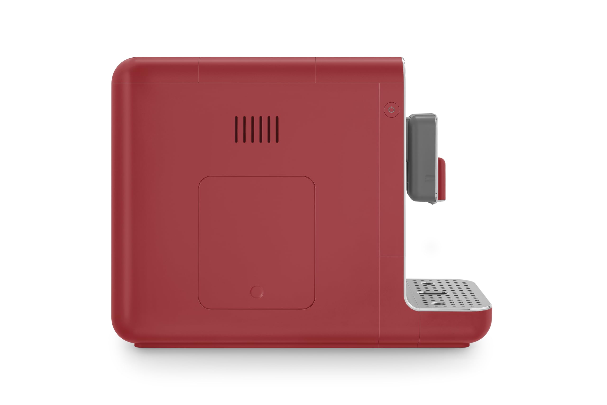 Smeg BCC01RDMUS Fully Automatic Espresso Machine - Red | 3 Preset Buttons for Espresso, Cappuccino & Coffee | Adjustable Bean Grinder | Perfect for Home Baristas & Coffee Lovers