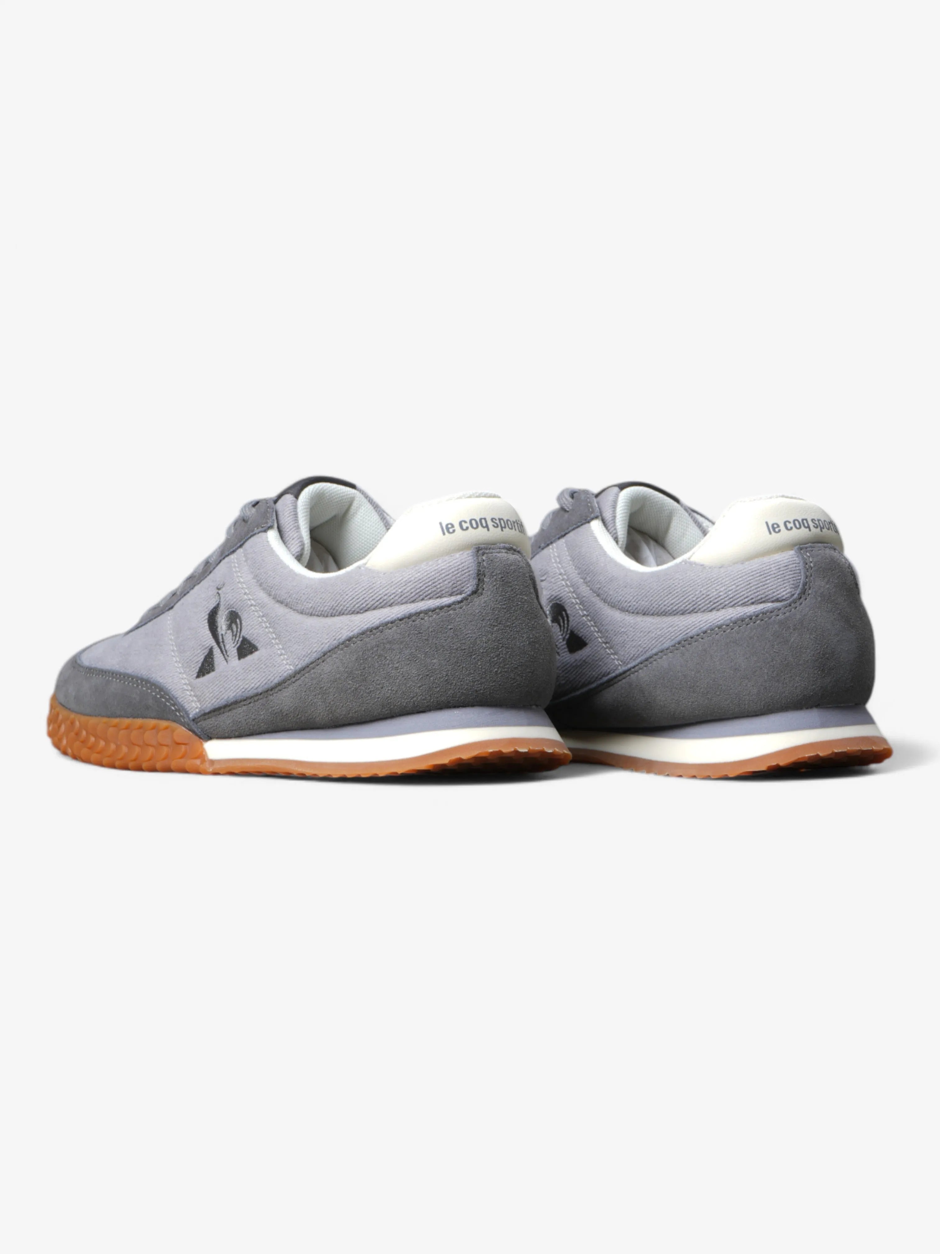 Le Coq Sportif Veloce Action Sneakers - Light Gray/Beige Running Shoes for Men | Comfortable Athletic Footwear for Jogging, Gym & Casual Wear