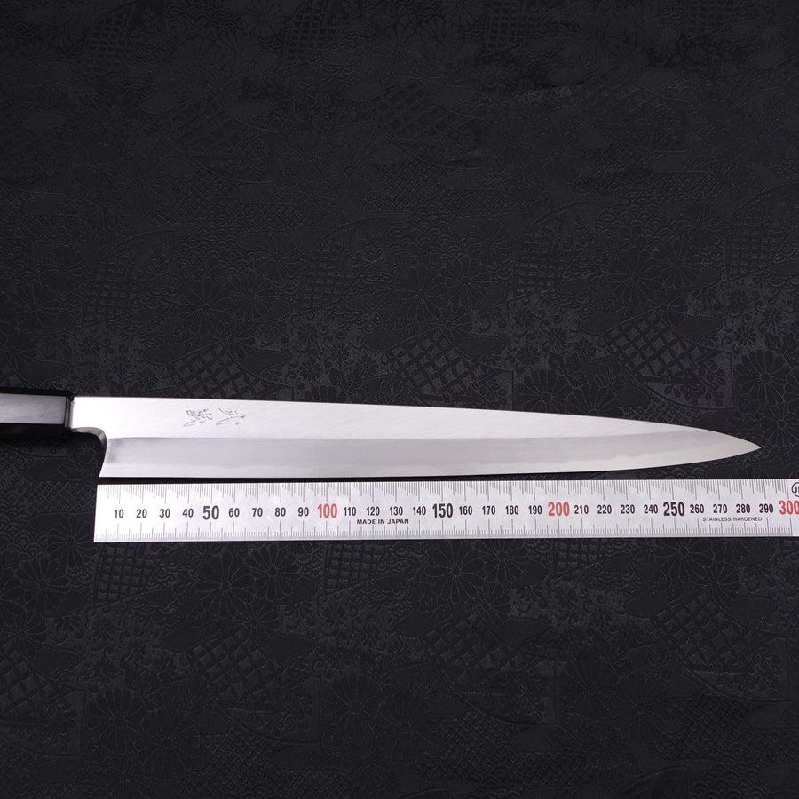 Premium Yanagiba Sushi Knife 300mm - Blue Steel #2 Kasumi Blade with Buffalo Ebony Handle - Perfect for Sushi Chefs & Japanese Cuisine Lovers