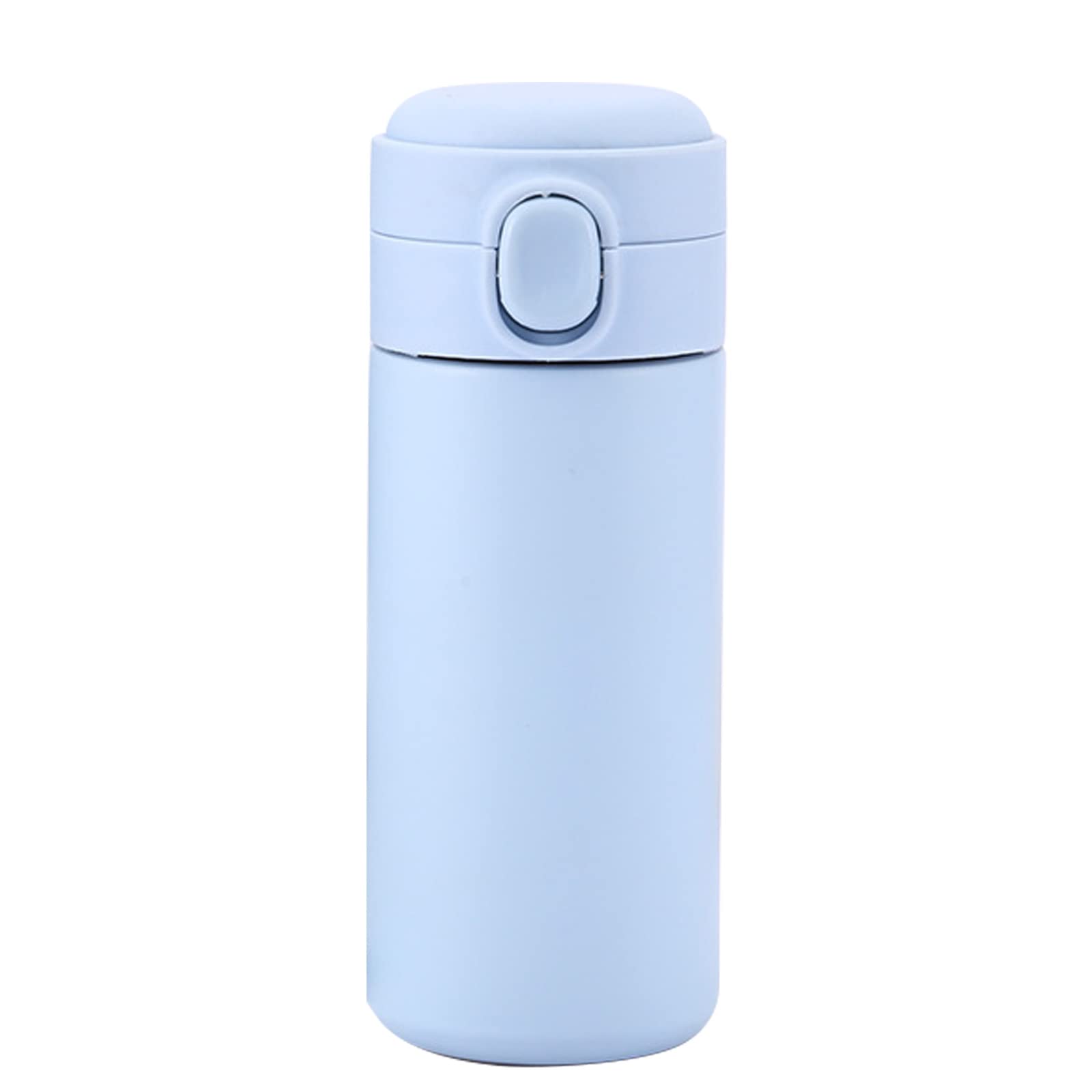 Khakho 420ML Insulated Stainless Steel Water Bottle - Leakproof Thermos for Hot & Cold Drinks - Perfect for Gym, Hiking, Office & Travel (Blue)