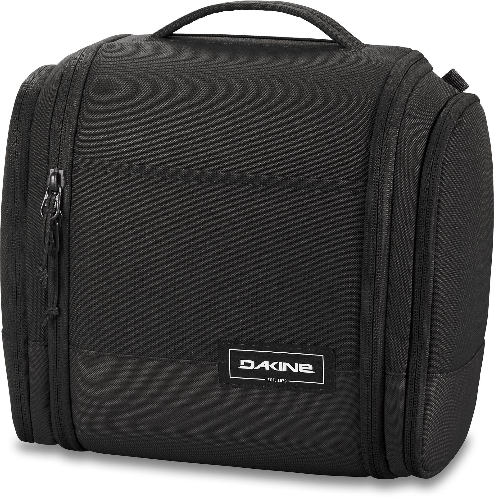 Dakine Daybreak Large Travel Kit - Black | Water-Resistant Toiletry Bag for Men & Women | Perfect for Air Travel, Camping, Gym & Weekend Getaways