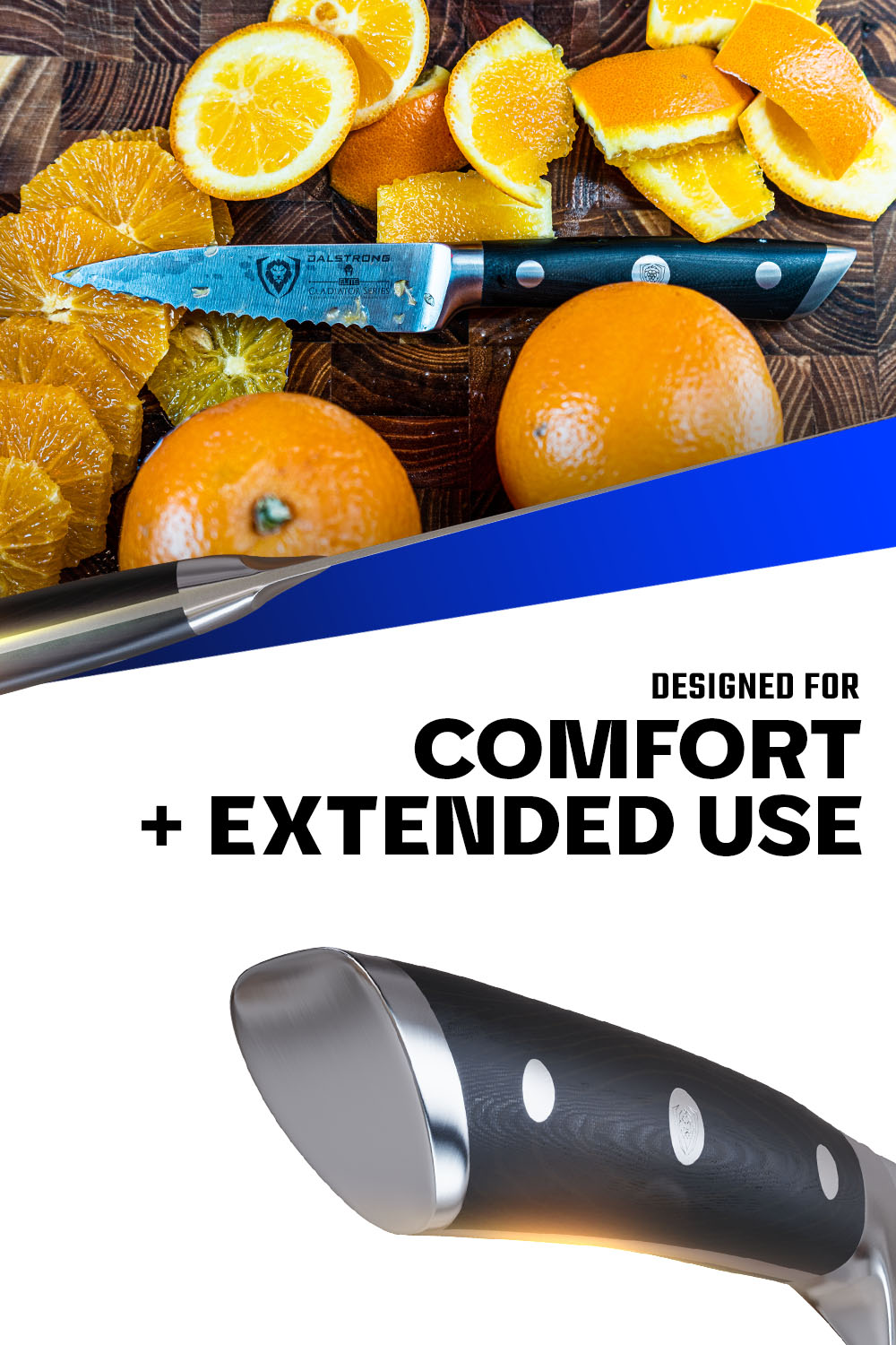 Premium Serrated Paring Knife 3.75 Inch - Professional Gladiator Series Kitchen Knife | NSF Certified | Razor Sharp Stainless Steel Blade | Perfect for Peeling, Slicing Fruits & Vegetables | Dalstrong ©