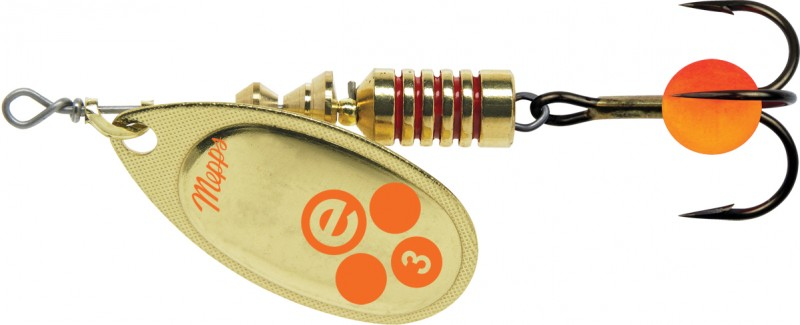 Premium Aglia Spinner Fishing Lure #3 with Treble Hook - Perfect for Trout, Bass, and Freshwater Fishing