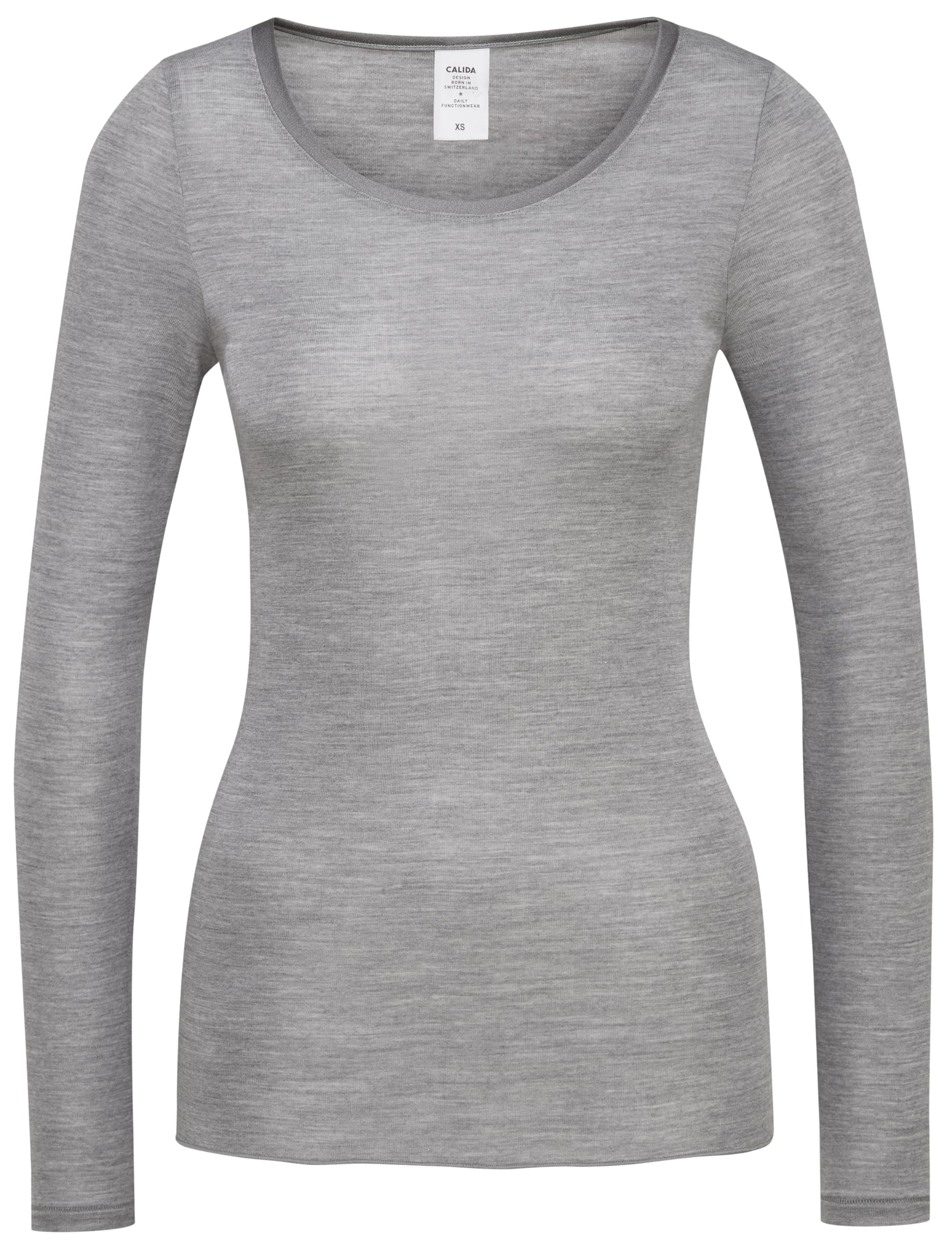 Women's True Confidence Long Sleeve T-Shirt - Comfortable Stretch Cotton Top for Work, Casual & Layering | Plus Size Options Available