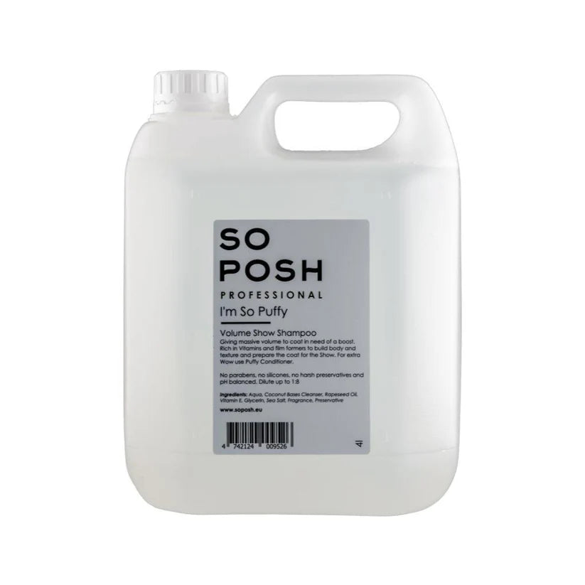 So Posh I'm So Puffy Volumizing Shampoo for Fine Hair - 3 Sizes (8oz, 16oz, 32oz) - Sulfate-Free & Paraben-Free Hair Care for Daily Volume Boost - Perfect for Thin, Flat Hair & Special Occasions
