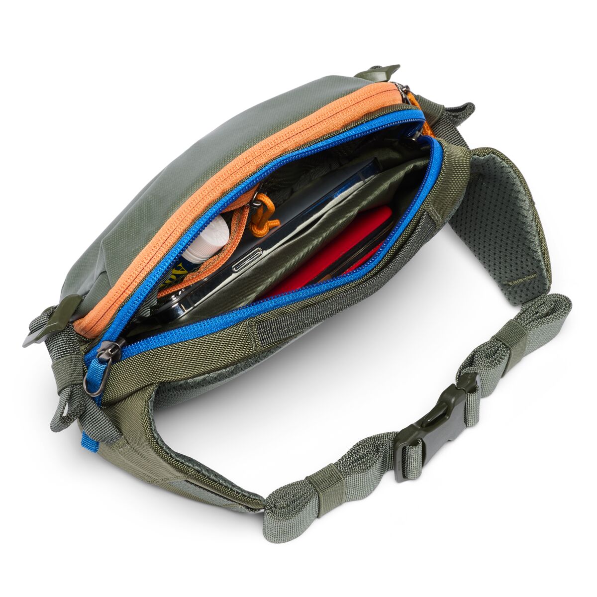 Cotopaxi Allpa X 1.5L Waterproof Hip Pack - Lightweight Travel Waist Bag for Hiking, Running & Everyday Use - Fatigue Color