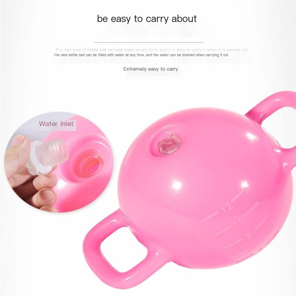 PVC Dumbbell Set for Women - Binaural Kettlebell Home Fitness Equipment for Arm and Head Training - Perfect for Home Gym, Strength Workouts & Toning Exercises