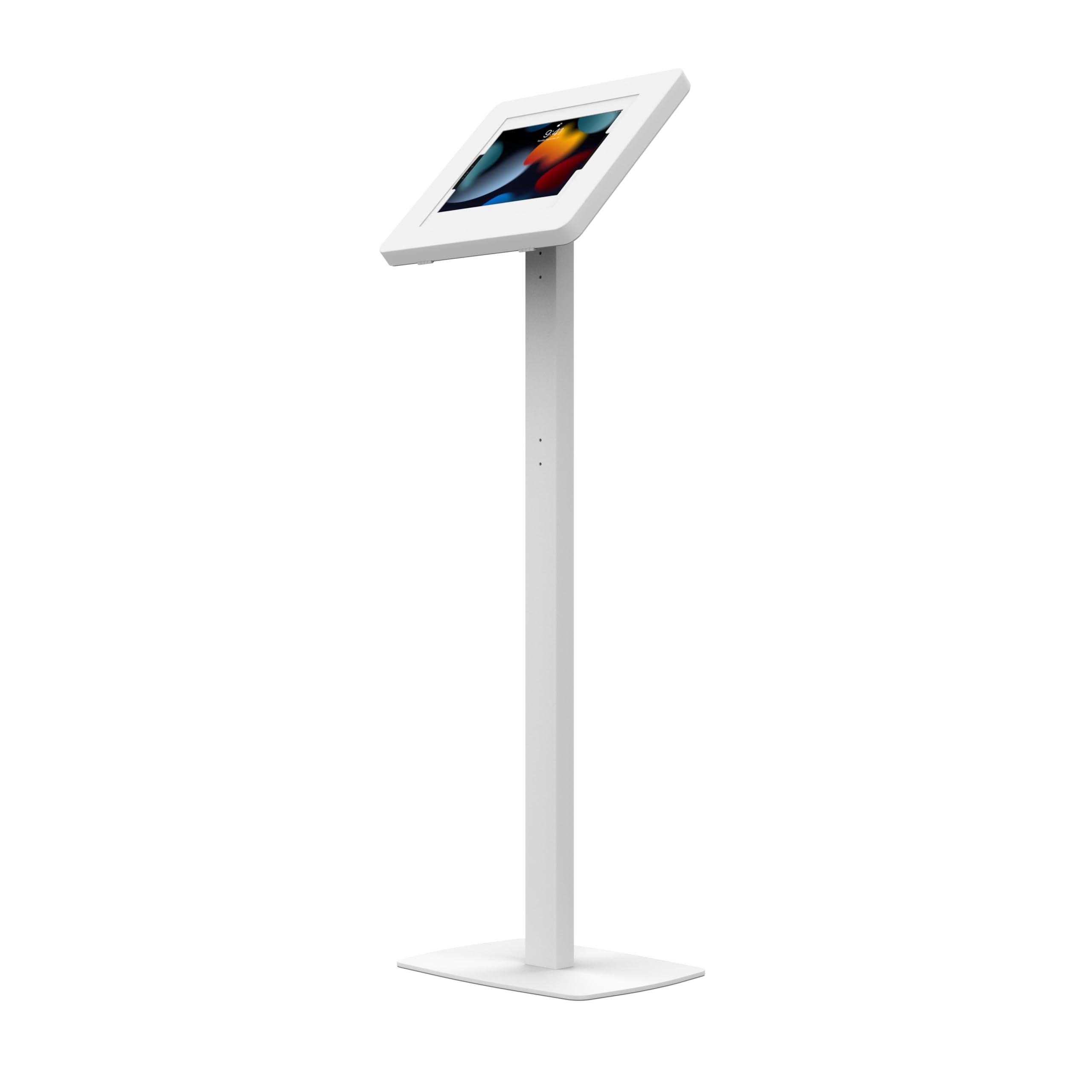 360° Adjustable Thin Floor Stand for iPad Pro 13-inch (M4), iPad Pro 12.9-inch & iPad Air 13-inch (M3/M2) - Tall Standing Kiosk Display with Charger Access & Lock - Perfect for Retail Stores, Exhibitions & Interactive Displays