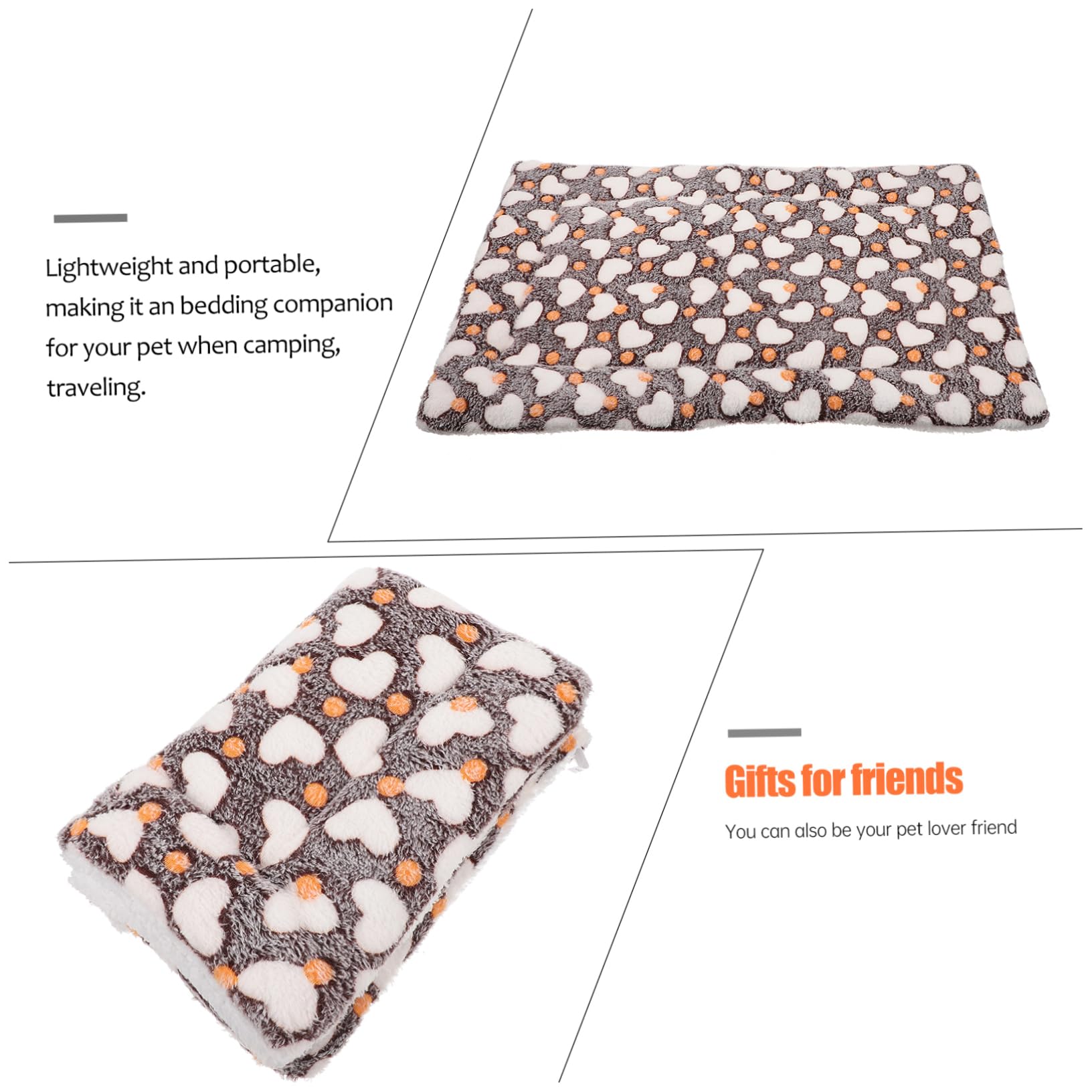 Washable Pet Bed Mat - Warm Dog & Cat Blanket for Winter, Crate Pad    (Note: This optimized title is under 30 words, retains core keywords like 