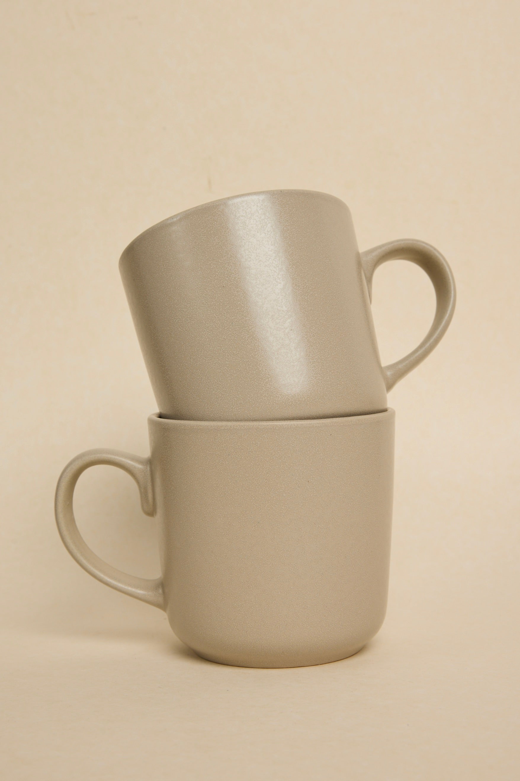 Caffeine Fix Stone Speckle Coffee Mugs Set of 2 - Perfect for Home, Office & Gifts | Durable Ceramic Cups for Hot & Cold Beverages