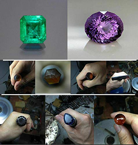 Professional Gem Faceting Machine 110V 180W - Jewelry Angle Polisher & Gemstone Grinding Machine for Rings, Bench Polishing - 2800r/min High Speed - Perfect for Jewelry Making, Lapidary & Stone Surface Finishing