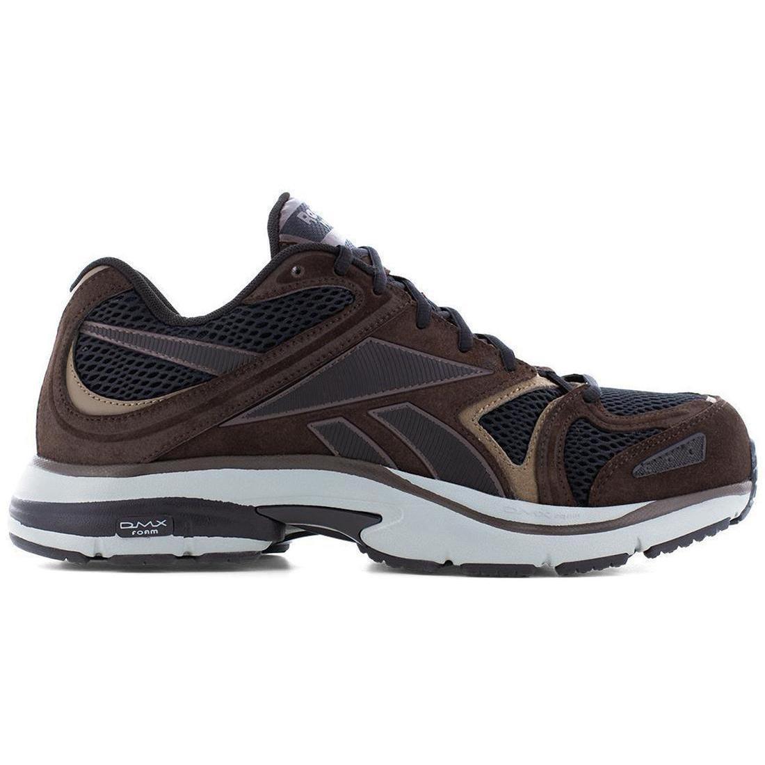 Premier Road Plus VI Athletic Composite Toe Work Shoes for Men - Brown/Black Safety Shoes for Construction, Warehouse & Outdoor Work