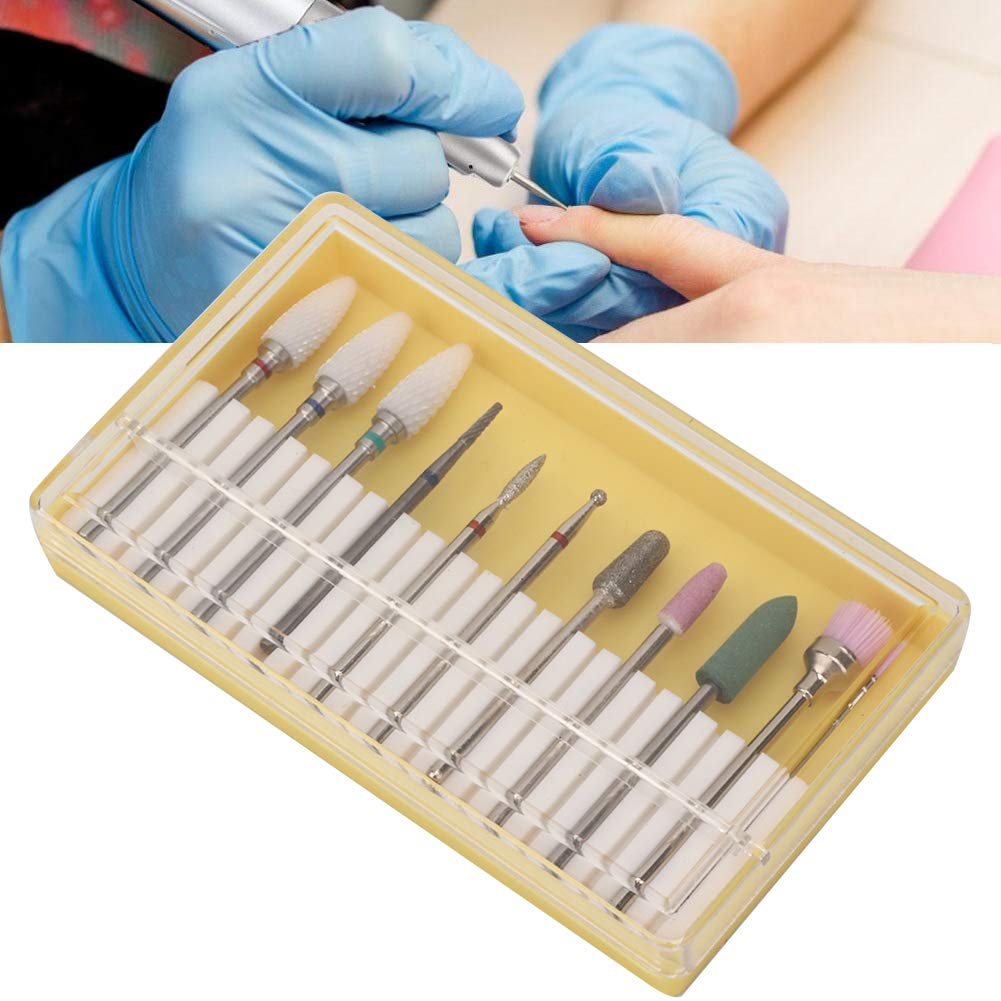 Professional Wood Carving & Nail Drill Bits Set for Manicure Pedicure – High-Speed Grinding Machine Accessories for Grinder Drill, Fiberglass & Silk False Nails – Perfect for DIY Woodworking & Salon Nail Art