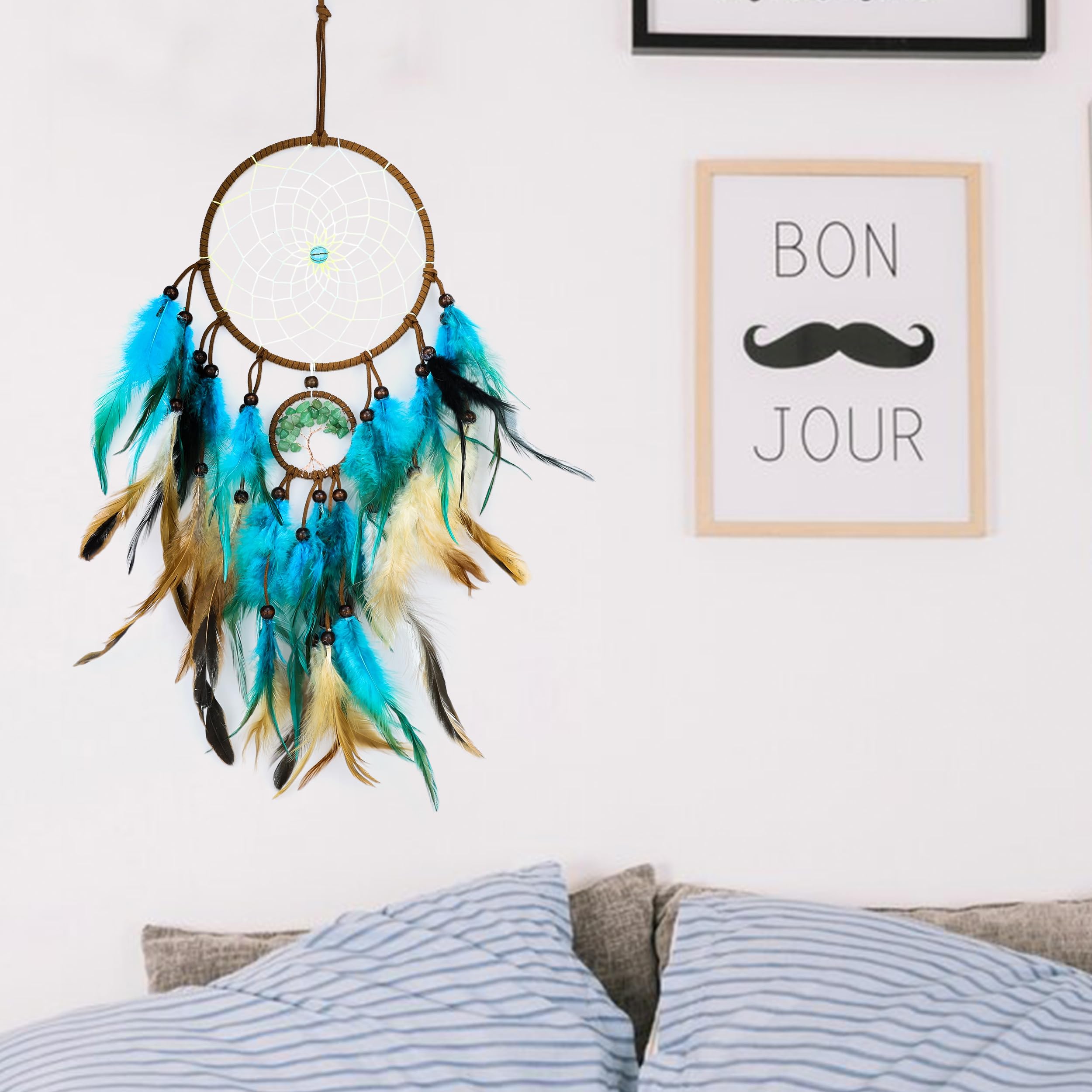Dream Catchers for Women - Unique Birthday Gifts for Mom, Sister, Girlfriend, Nurse | Spa & Retirement Gift Ideas | Christmas & Valentine's Day Present Basket | Perfect for Home Decor, Bedroom, Office & Meditation Spaces