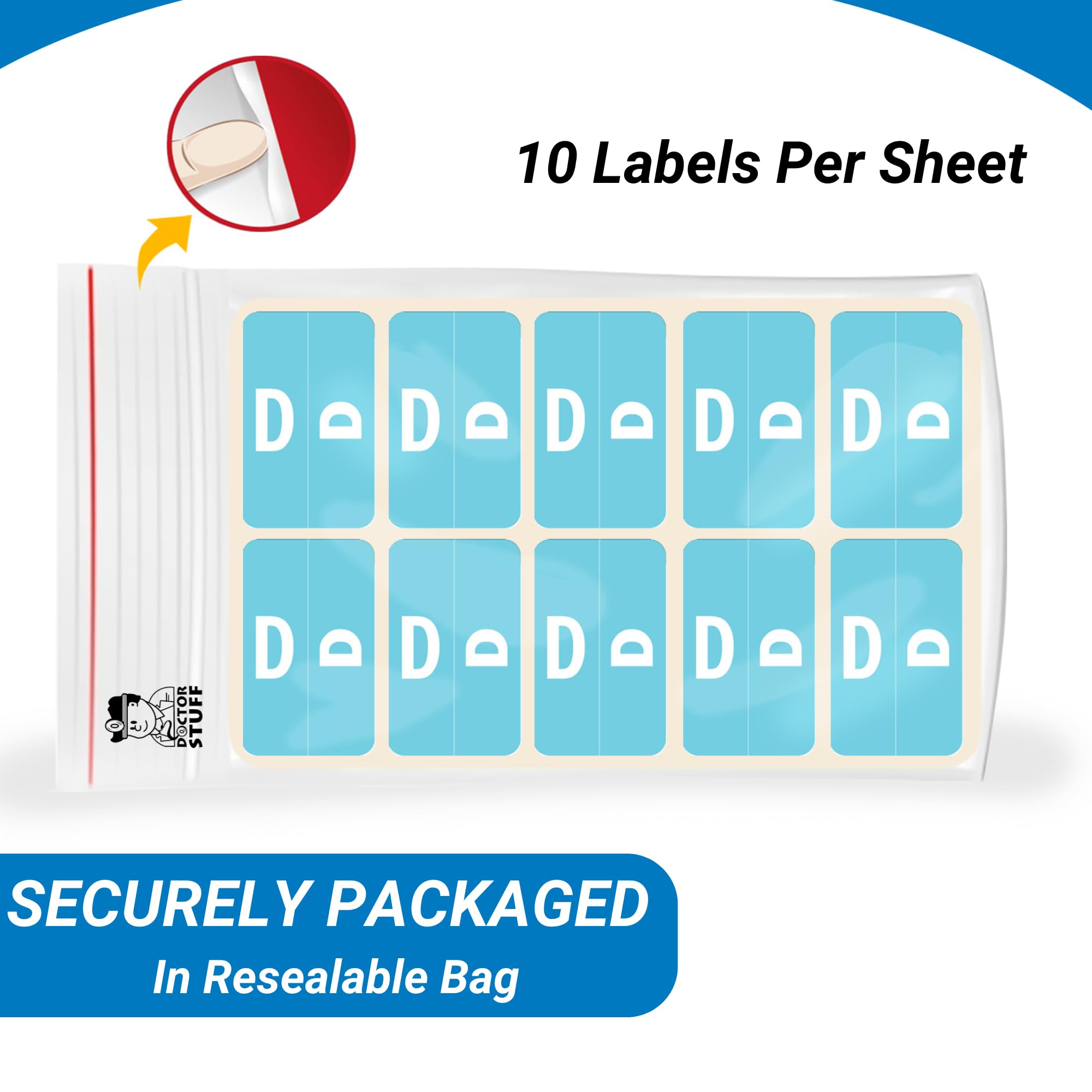 A to Z Alphabet Labels for File Folders - 2200 Medical Color Code Stickers with File Box & Indexes | Compatible with Smead SMAM Series | Perfect for Doctors Offices, Medical Charting & Office Organization